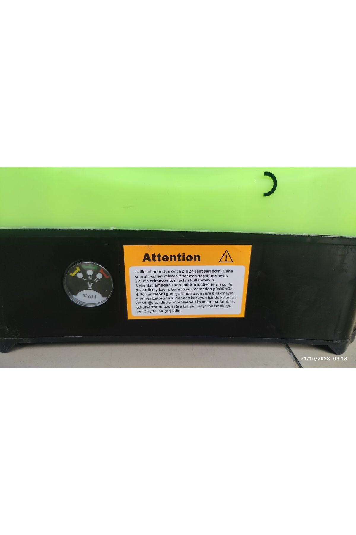 Saydam Power 16 Lt Akülü Ilaçlama Pompası Sırt Pülverizatörü Kf-16c-2 5