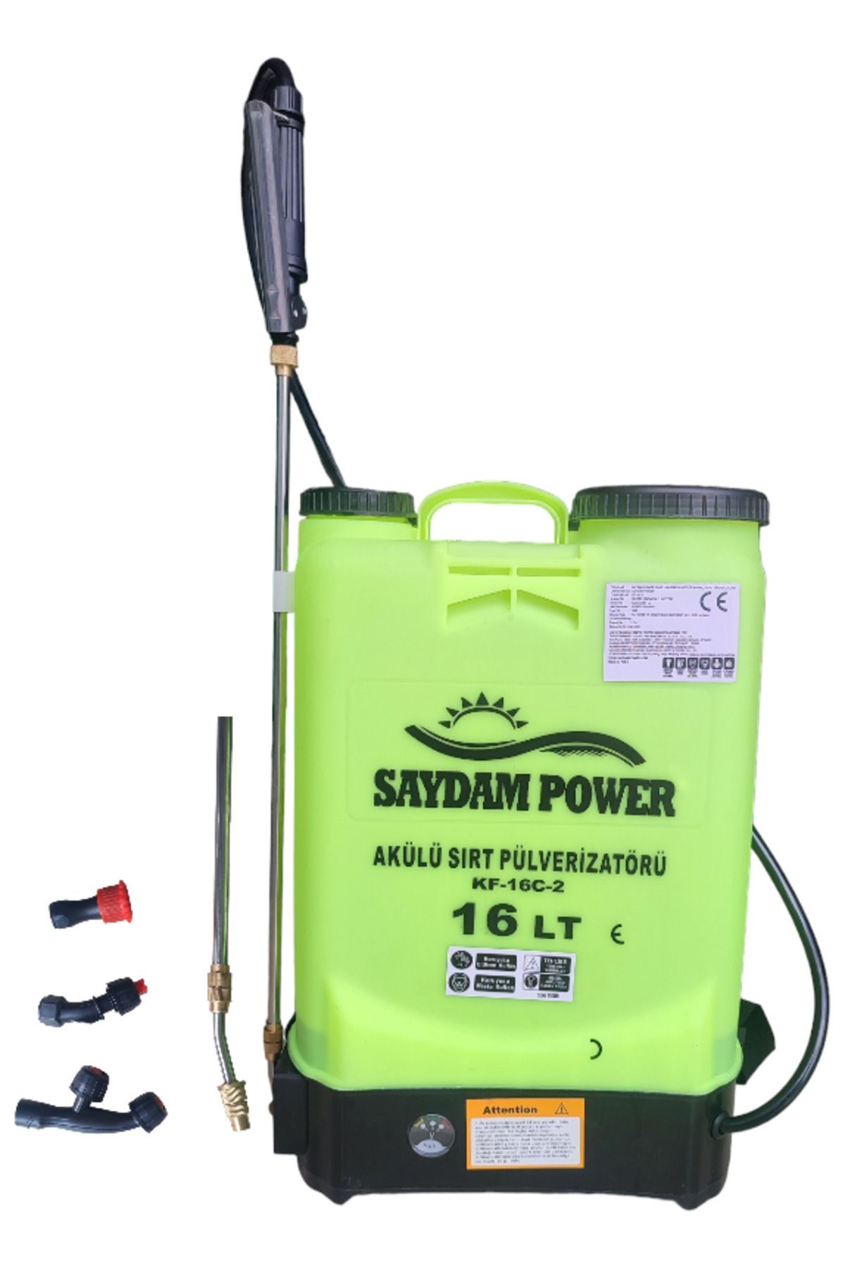 Saydam Power 16 Lt Akülü Ilaçlama Pompası Sırt Pülverizatörü Kf-16c-2 4