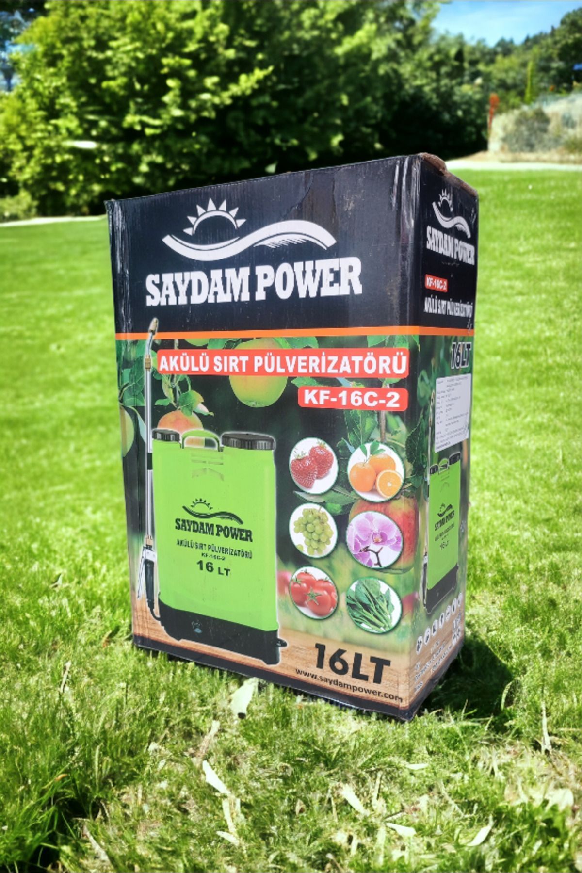 Saydam Power 16 Lt Akülü Ilaçlama Pompası Sırt Pülverizatörü Kf-16c-2 2