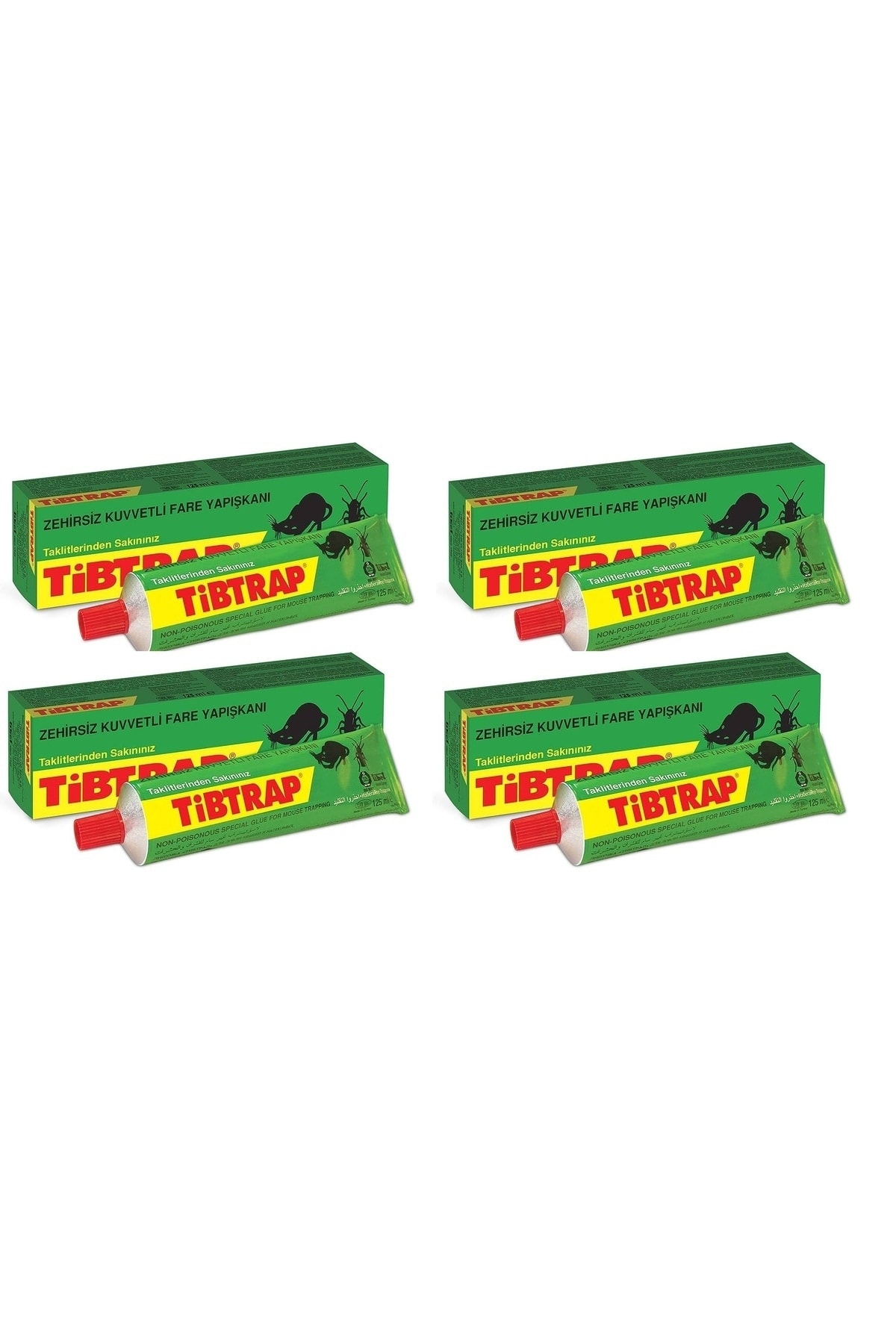 Fare Yapışkanı, Kuvvetli ve Zehirsiz 125ML X4 Adet