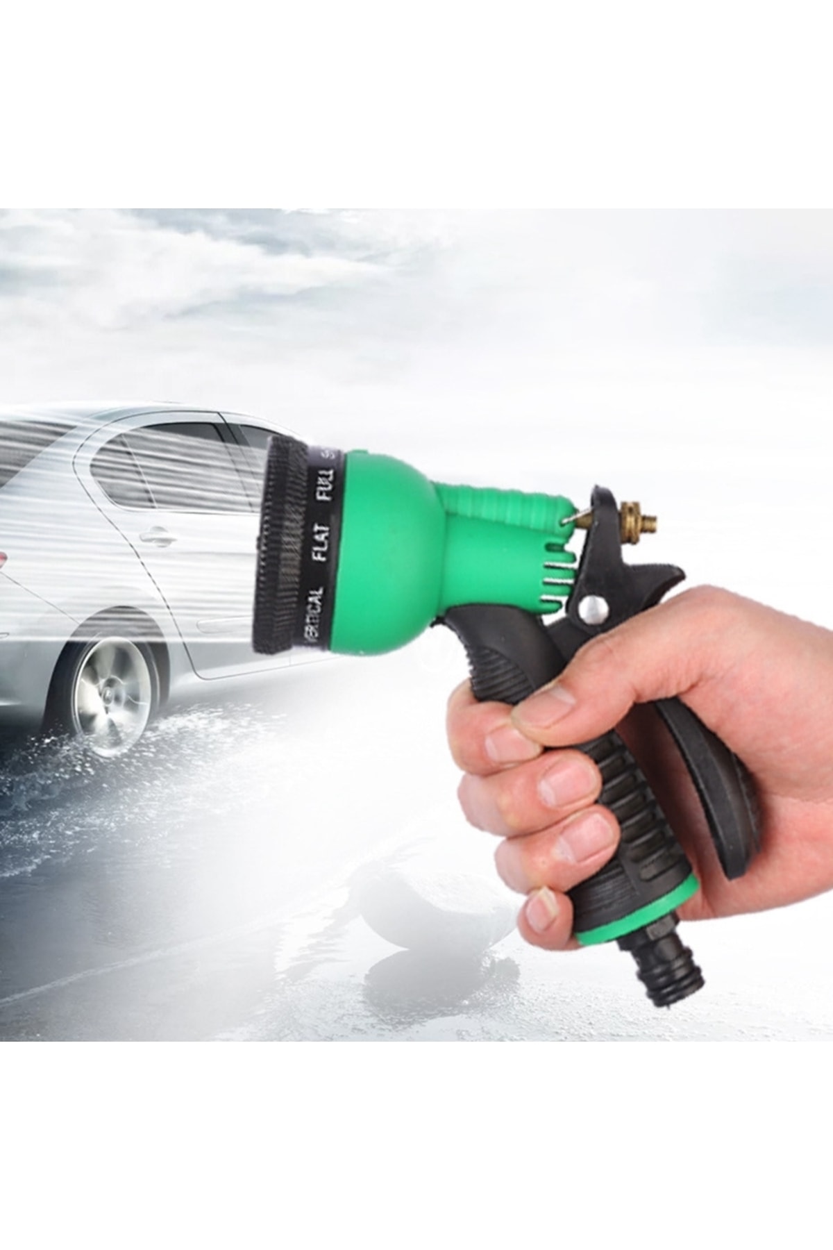 Otomatik 7 Fonksiyonlu Tabanca Seti Fıskiye Sulama Tabancası 4 Lü Set 3