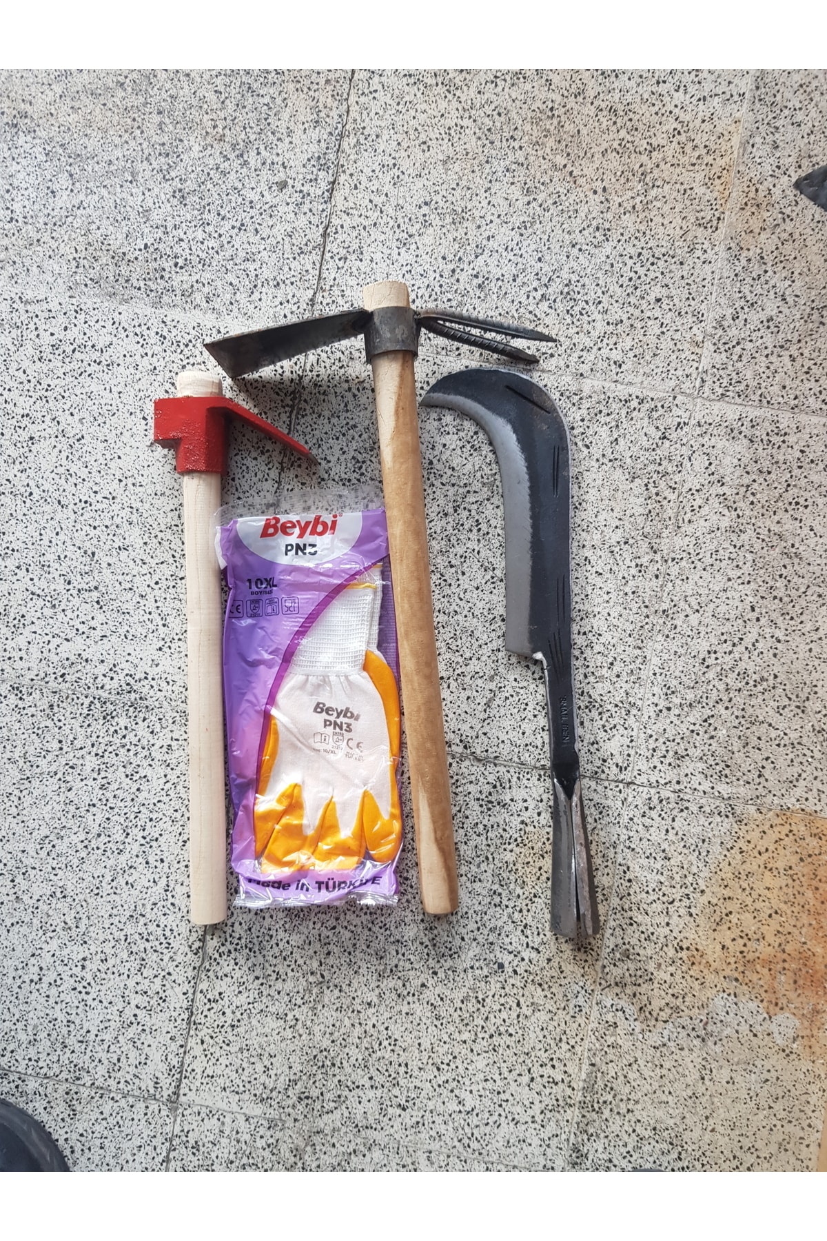 Bahçe Seti 1 Tahra Çapa Eldiven Keser 1