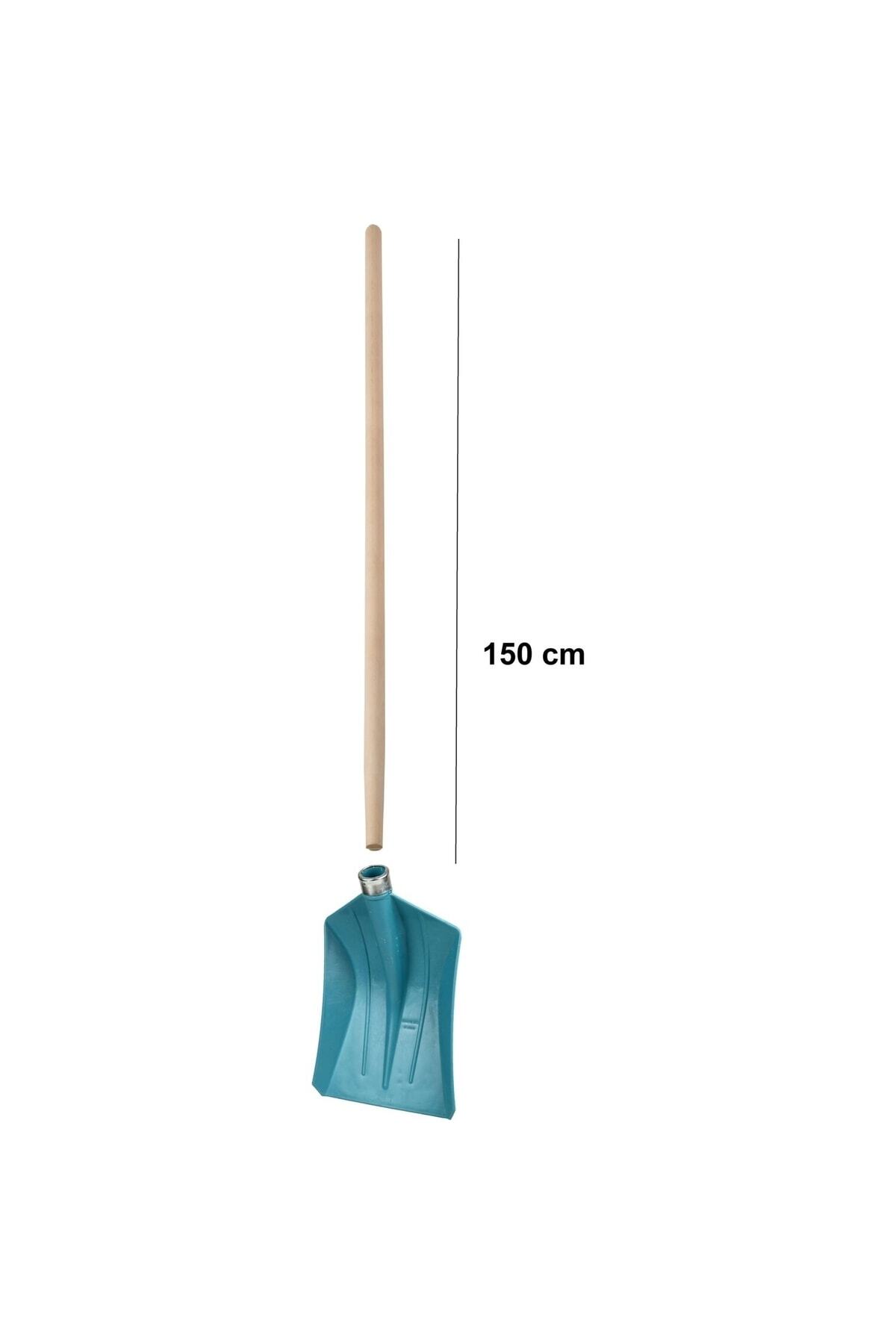 Saplı Kar Küreği-zahire Küreği Büyük Derin Sert Plastik - 1