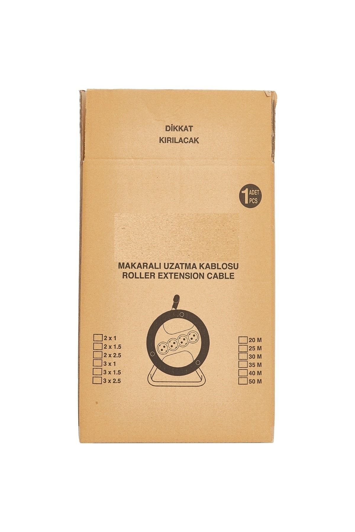 Seyyar Çoklu Makaralı Uzatma Ara Kablosu 3*2.5 Mm (kalın) Işıklı 50 Metre 4