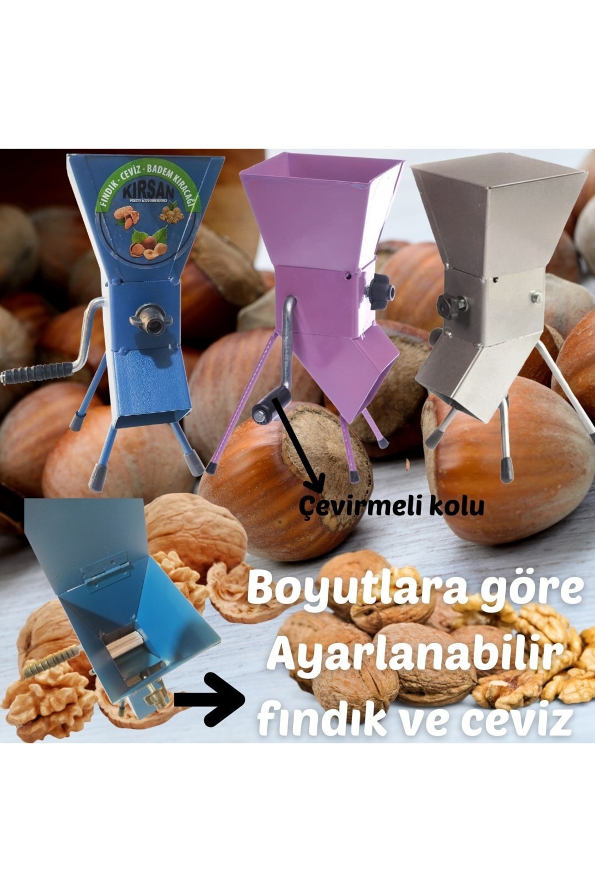 Fındık Kırma Makinası , Ceviz Kırma Makinası Pratik Kırma Makinası 2