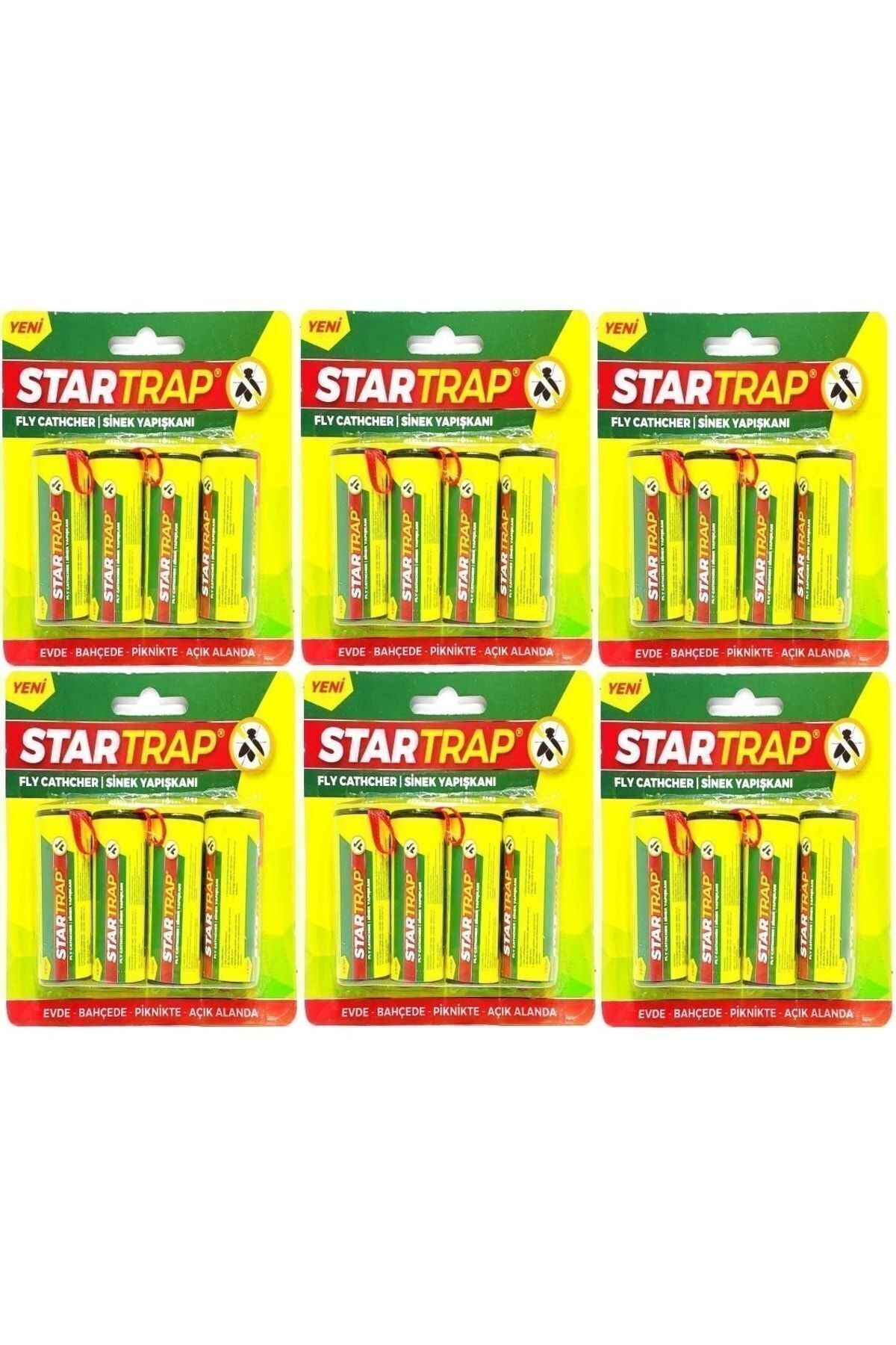 Startrap 24 Adet Sinek Bandı Sinek Yapışkanı Kartuş Fly Cathcher 1