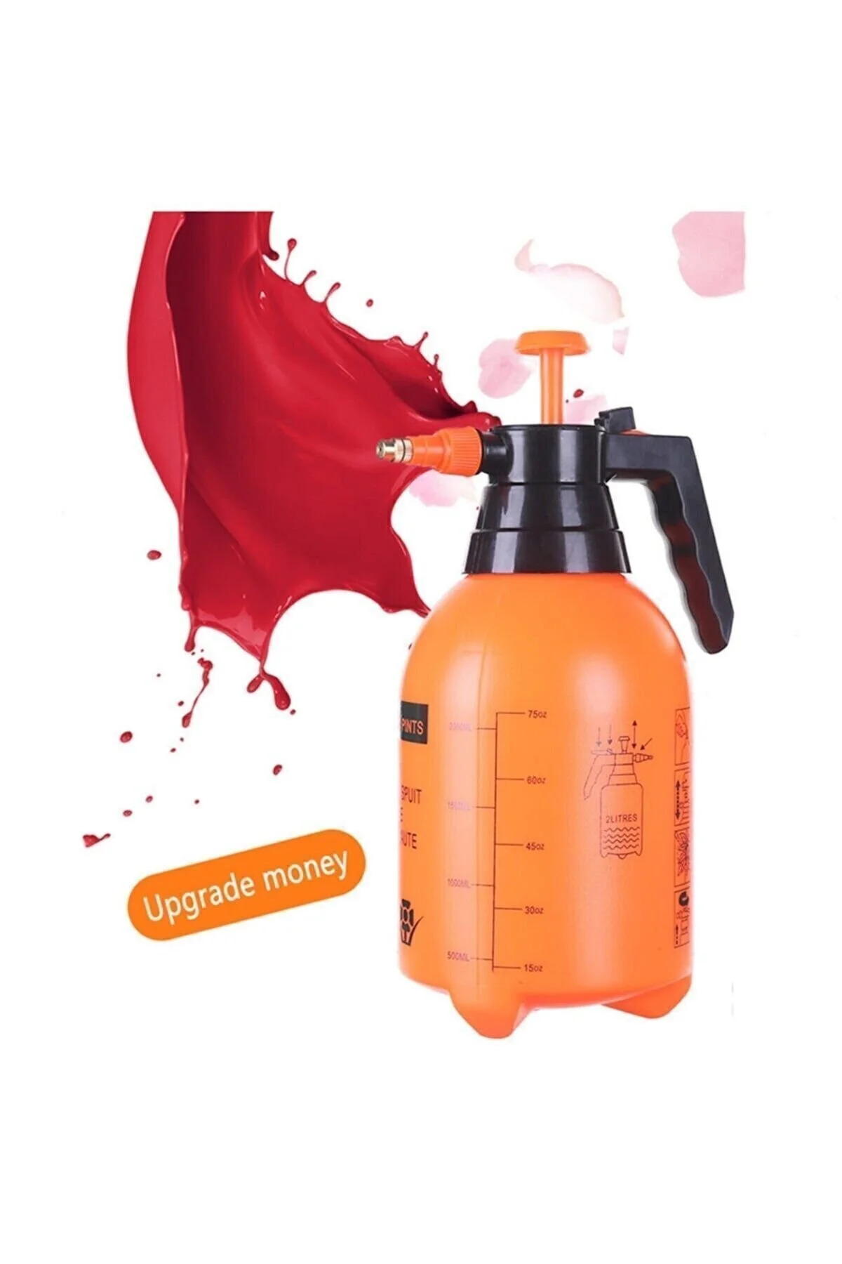 Araba Köpük Püskürtme Araç Temizleme Basınçlı Oto Yıkama Pompası 2 Litre (180 gr plastik malzeme) 4