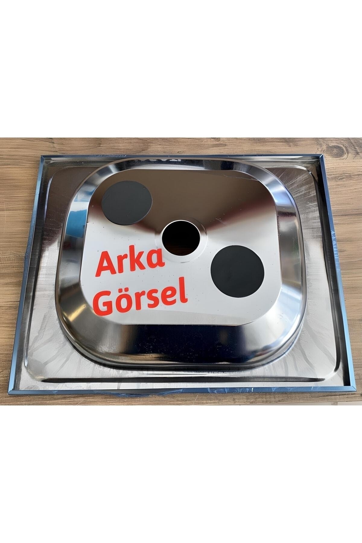 40x50 Cm Paslanmaz Krom Evye (İNCE KROM) ( Daire Içi Mutfak Tezgahlarına Uyumlu Değildir.) 2