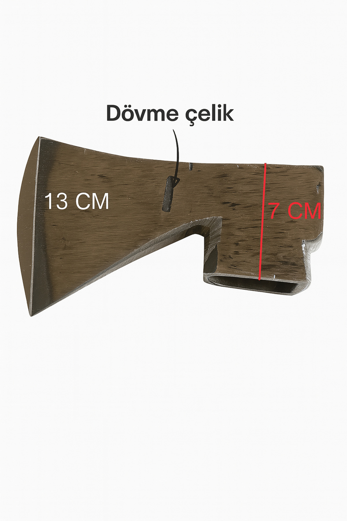 Dövme Çelik Ağaç Yontma Odun Yarma Kırma Baltası 3
