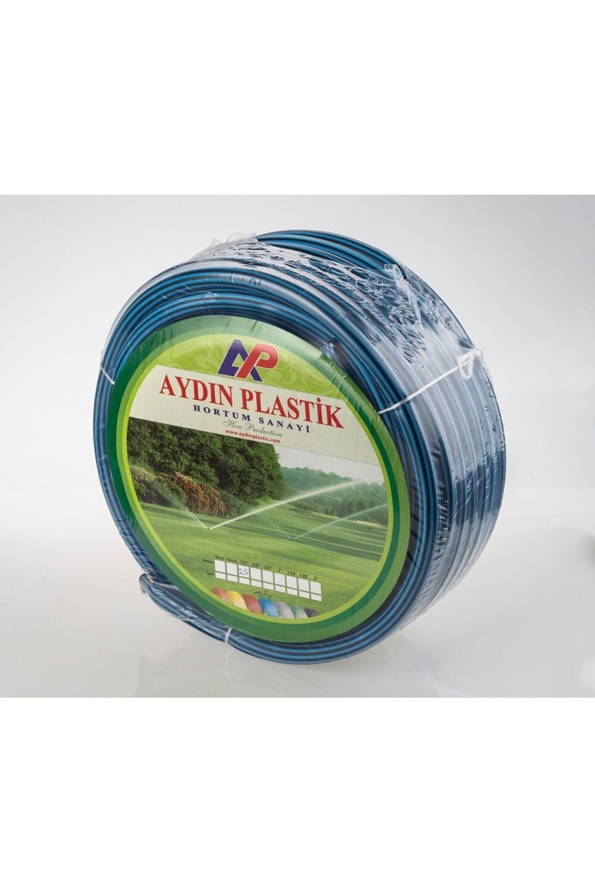 1/2" Ekonomik Zebra Market Tipi Bahçe Hortumu Sulama Toplama 100 Metre 1