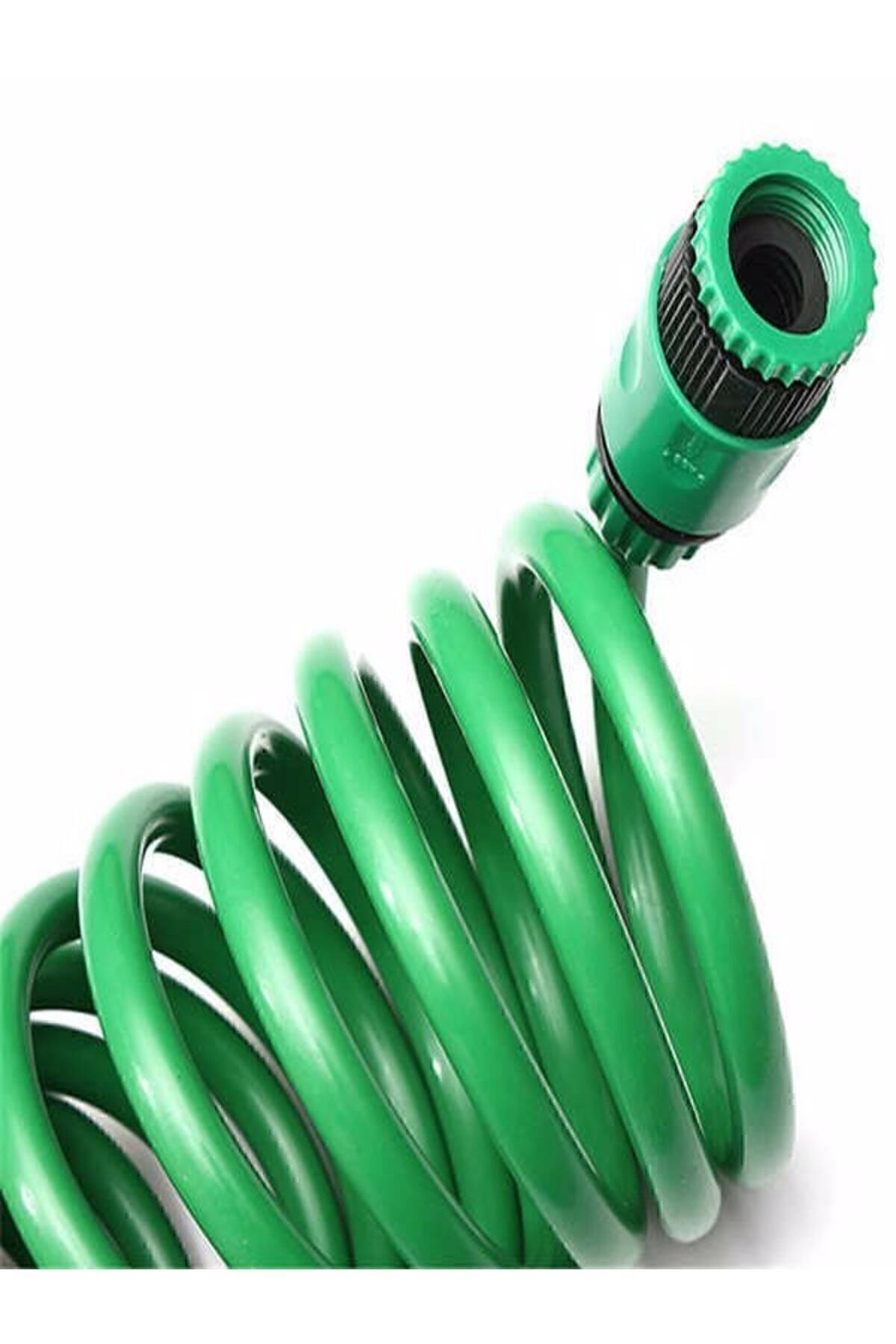 Spiral Bahçe Sulama Hortum Seti 10 Metre 7 Fonksiyonlu Sulama Başlığı Hortum Seti Bahçe Hortumu 3