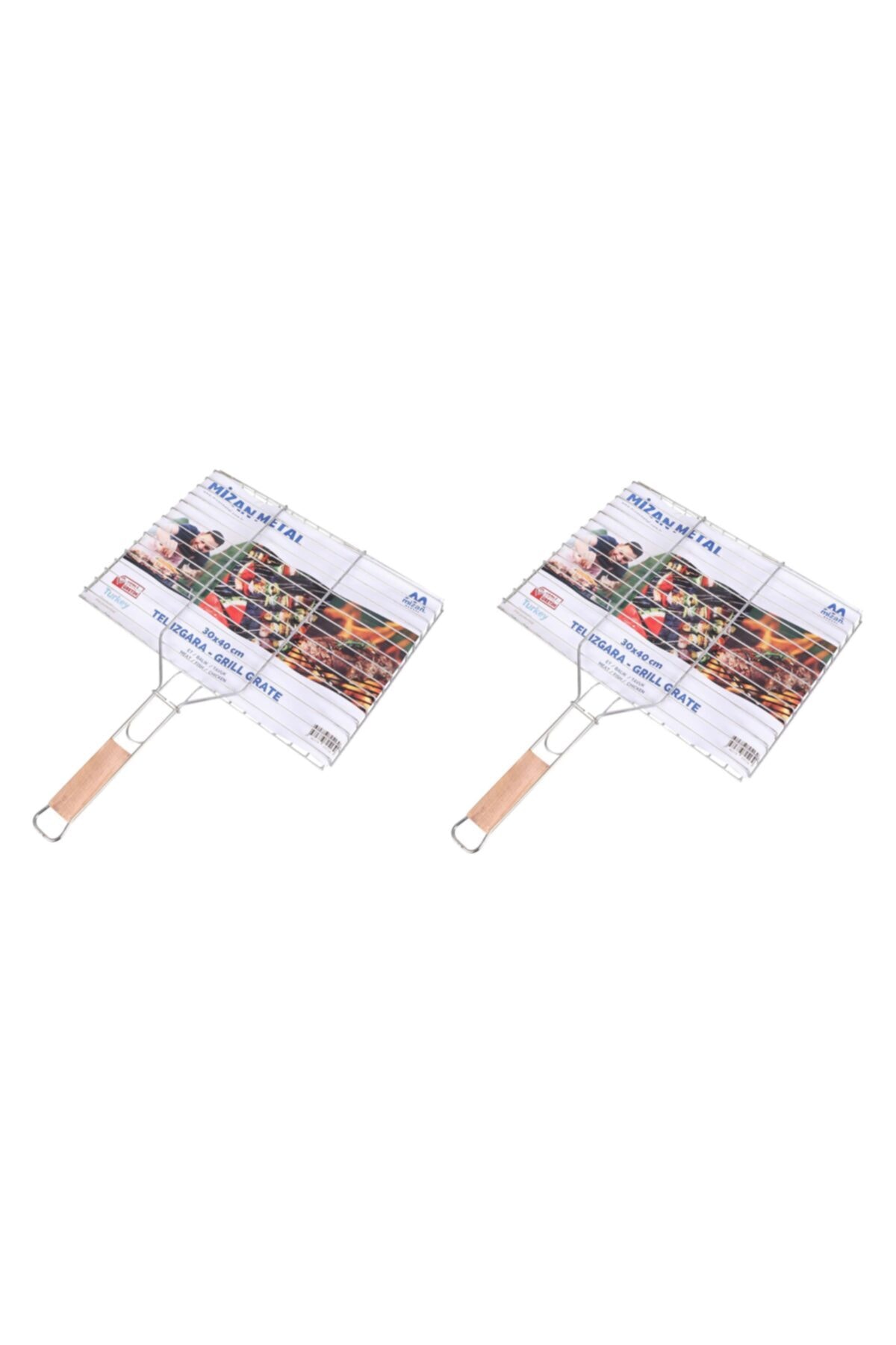 Mangal Et Tavuk Balık Izgarası Izgara Teli 30x40 Cm 2 Li Paket 1