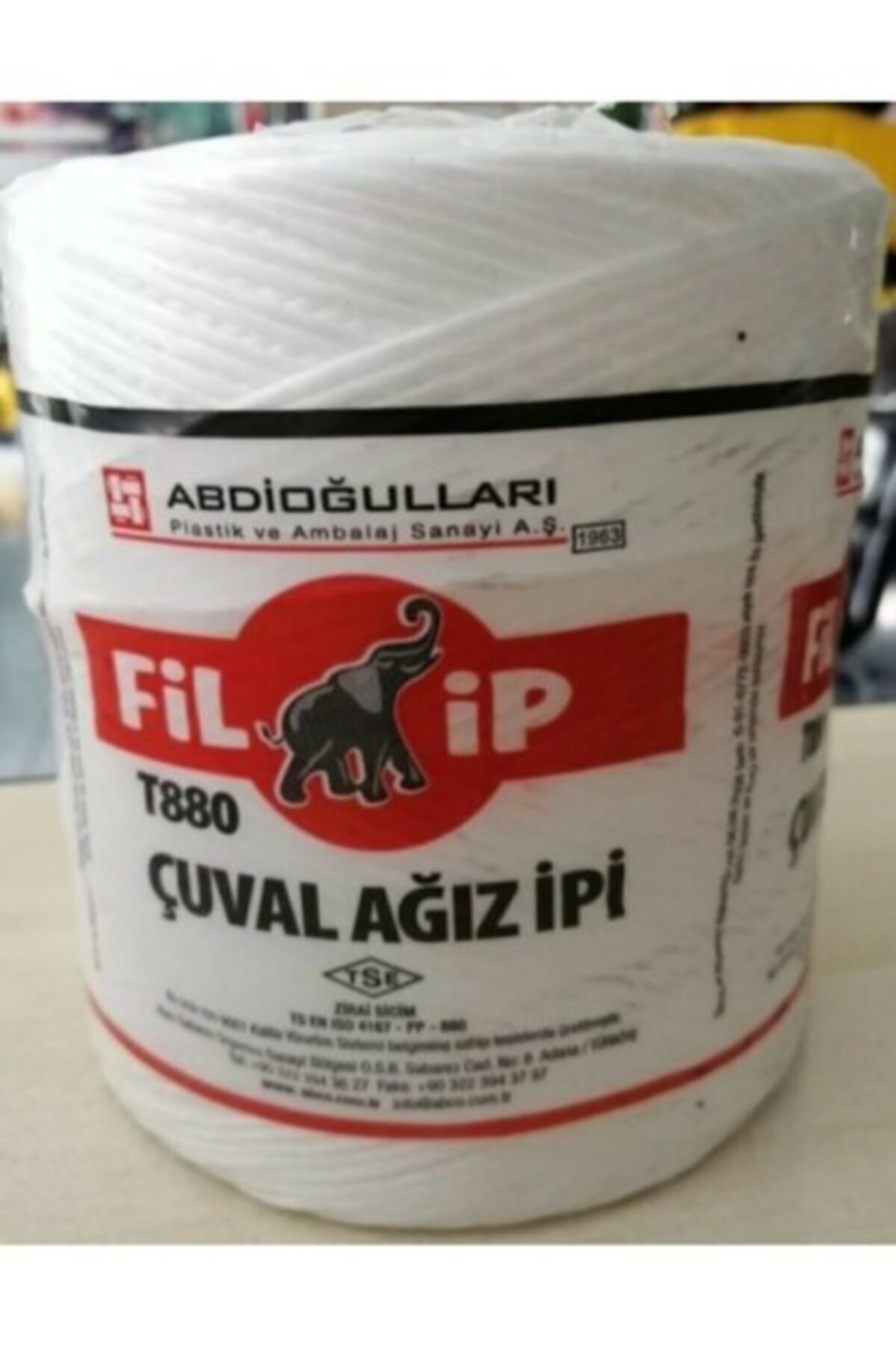 Ip Beyaz Çuval Ağzı % 100 Fibrilize Ip 1000 gr 3