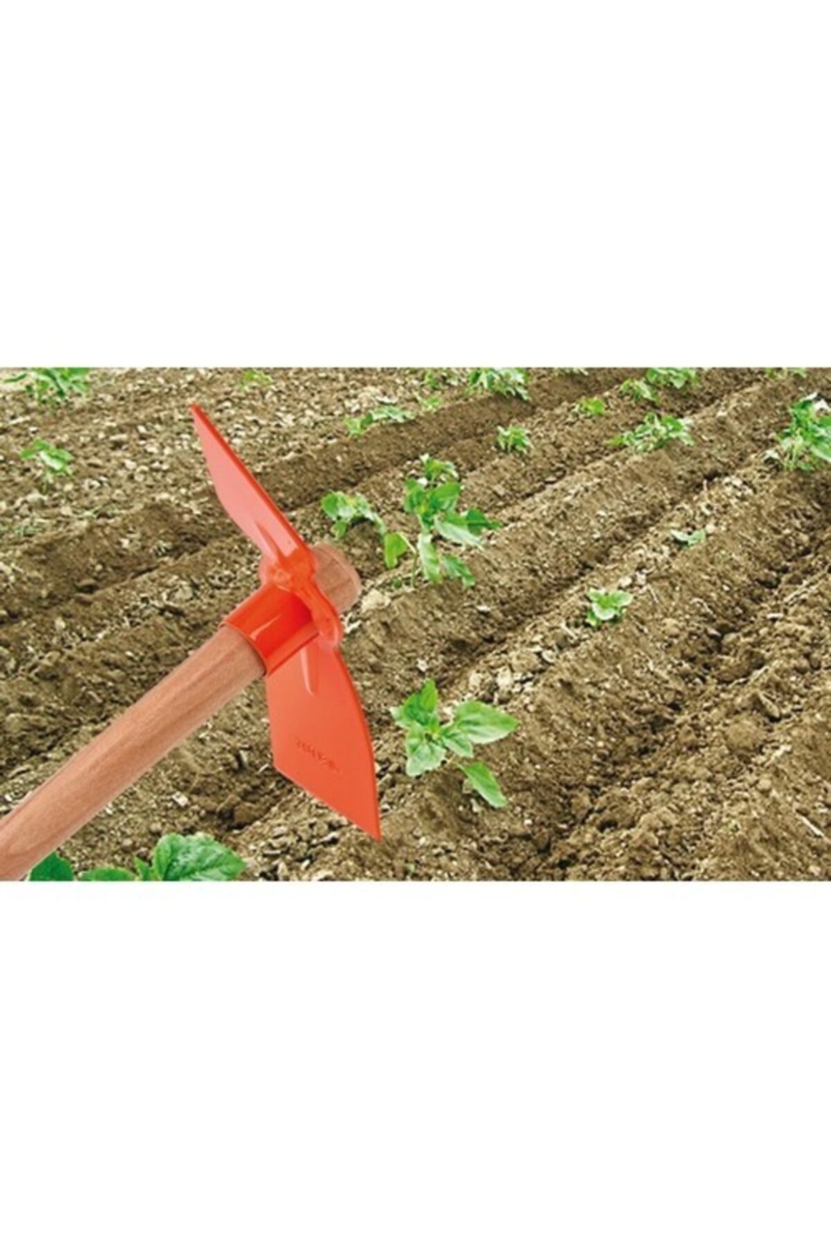 Ec006 Ahşap Saplı Bahçe El Sivri Çapa 40 cm 3