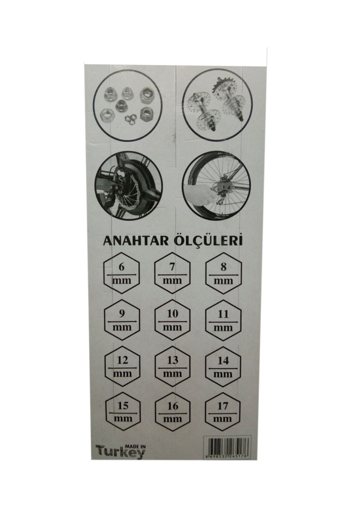 Pratik Bisiklet Somun Anahtarı Takımı Seti Eba 0001 4