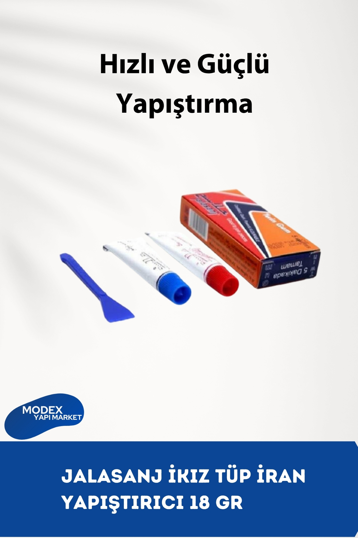 İkiz Tüp Iran Yapıştırıcı 18 gr – Hızlı Ve Güçlü Yapıştırma