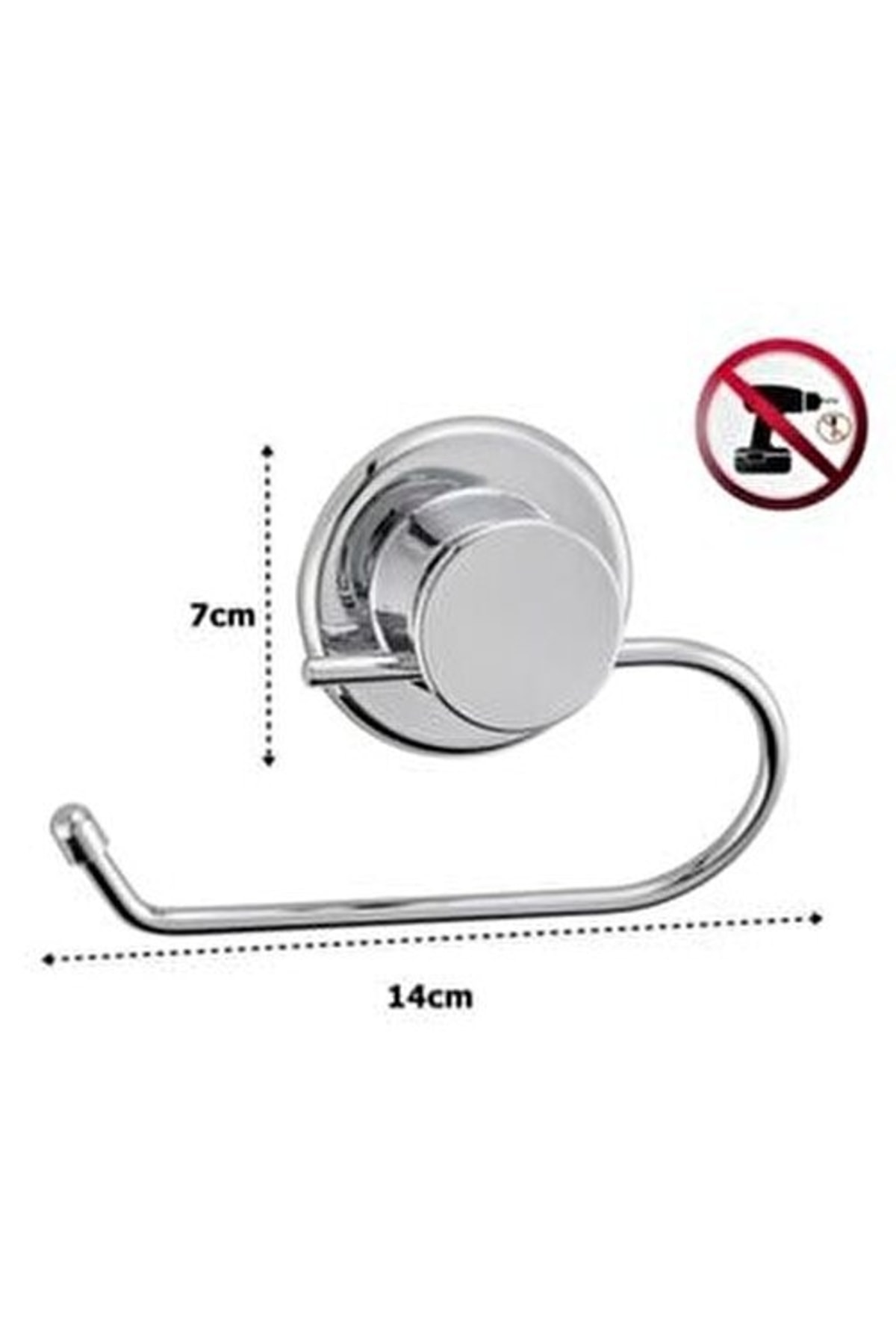 Yapışkanlı Paslanmaz Çelik Banyo  4 Lü Set 4