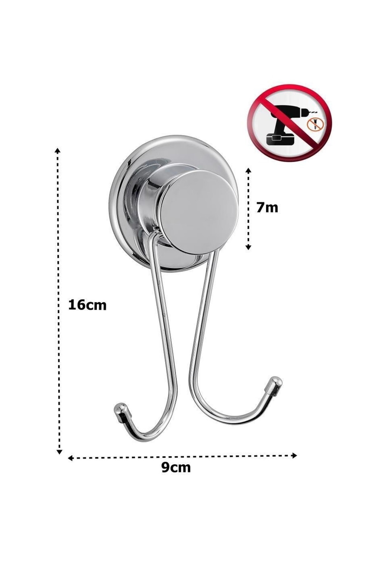 Yapışkanlı Paslanmaz Çelik Banyo  4 Lü Set 3