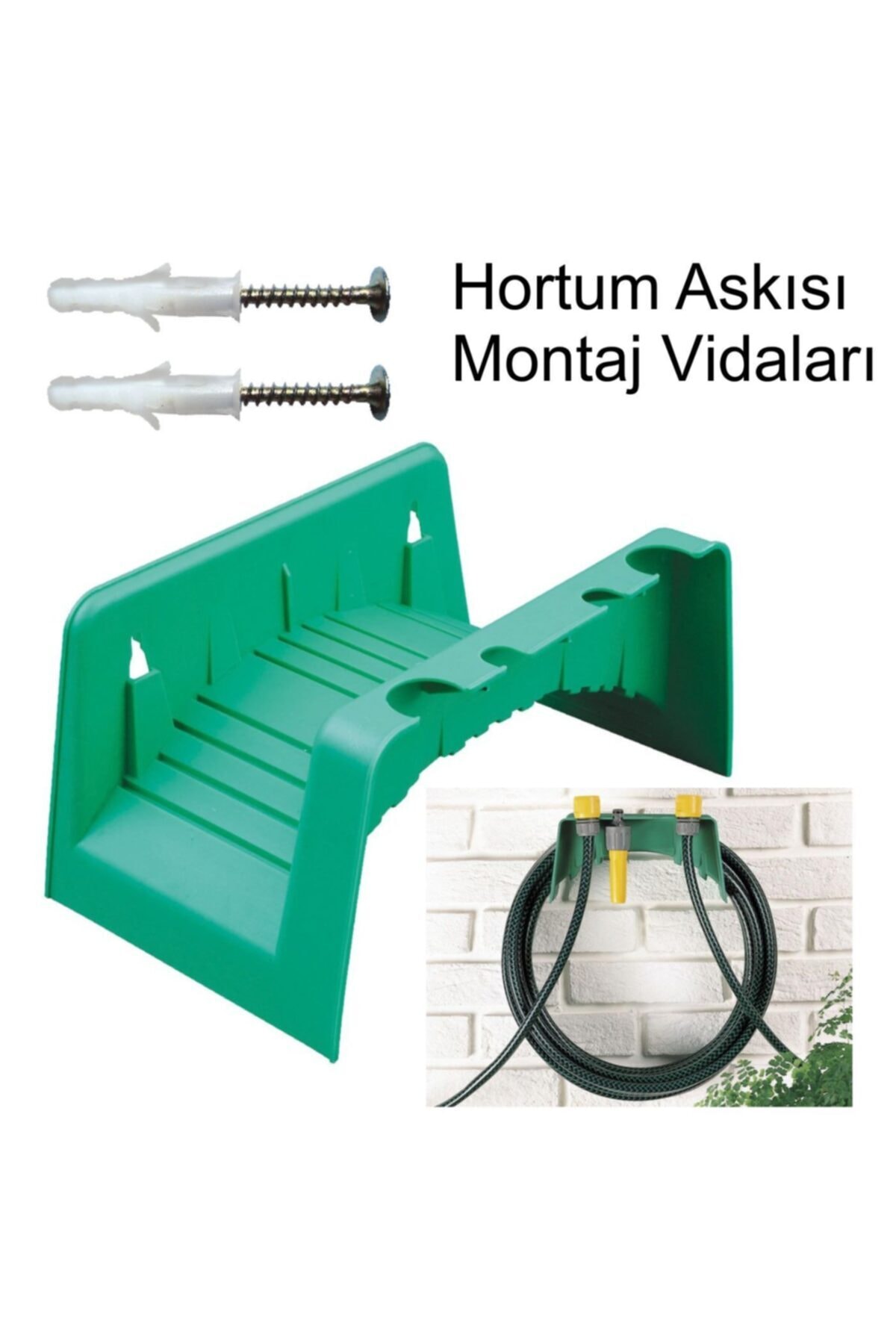Silikonlu Bahçe Hortumu 20 Metre+Hortum Askısı+Vida+Velepçe-Hortumunuz Düzenli Şekilde Askıda Durur 4