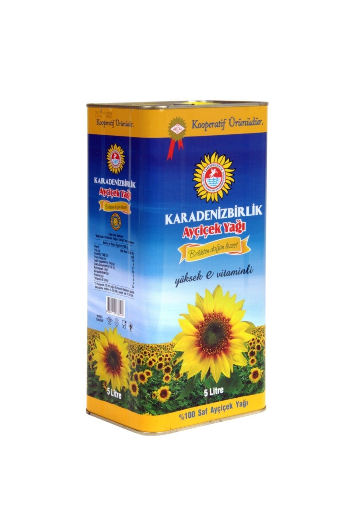 Karadenizbirlik Ayçiçek Yağı Teneke 5 Lt (1 Adet 5 Litre Fiyatıdır) 3