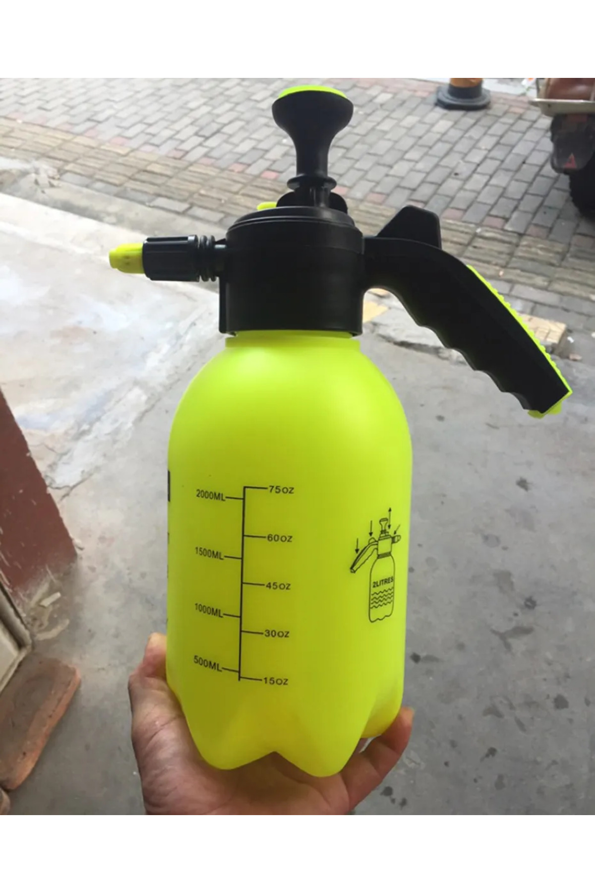 Basınçlı Köpük Püskürtücü Köpük Atıcı Araç Köpük Atıcı Araç Yıkama 2 Litre 4