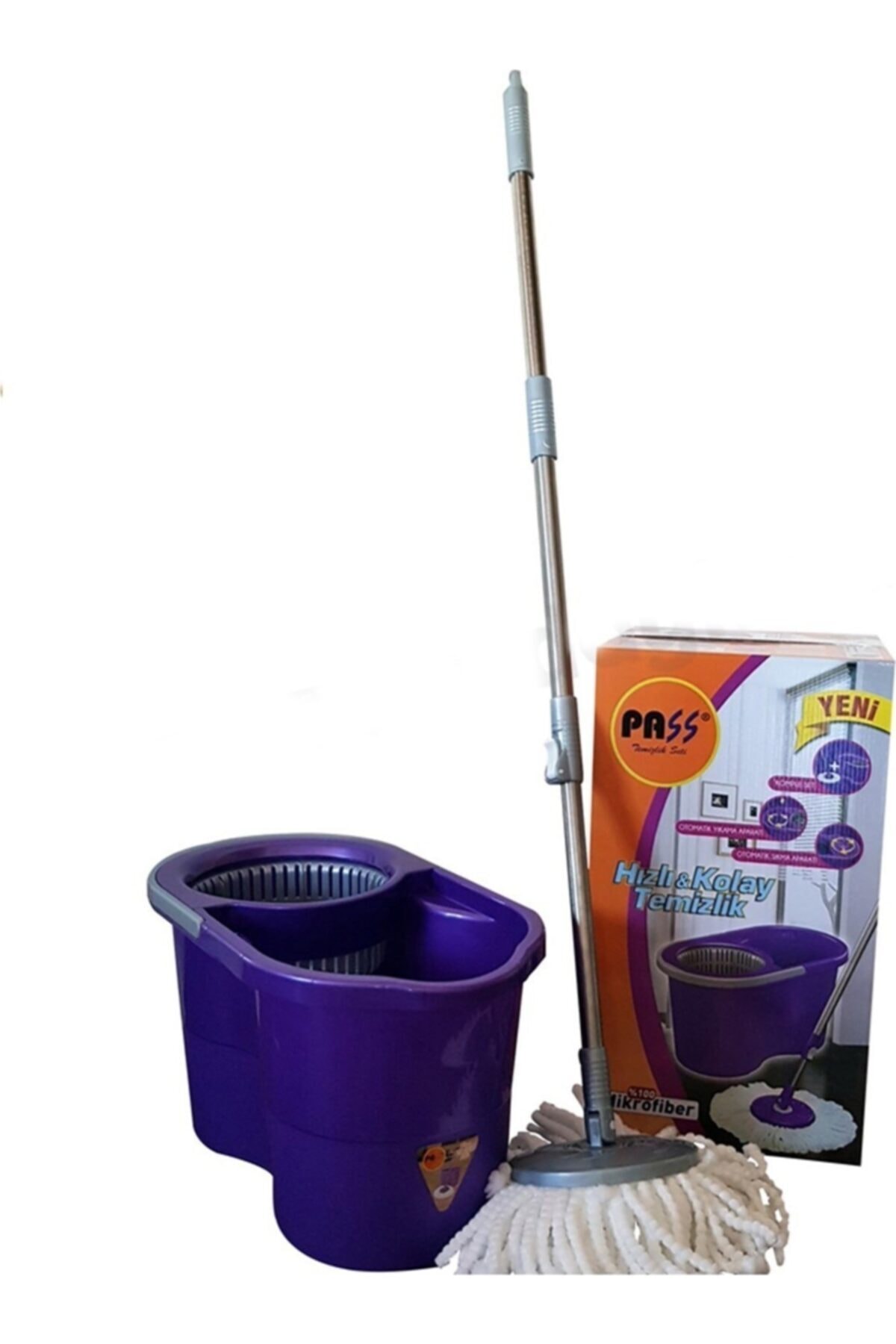 Megaparkavm Zambak Plastik Zambak Otomatik Temizlik Seti Vileda Seti Kutulu 3