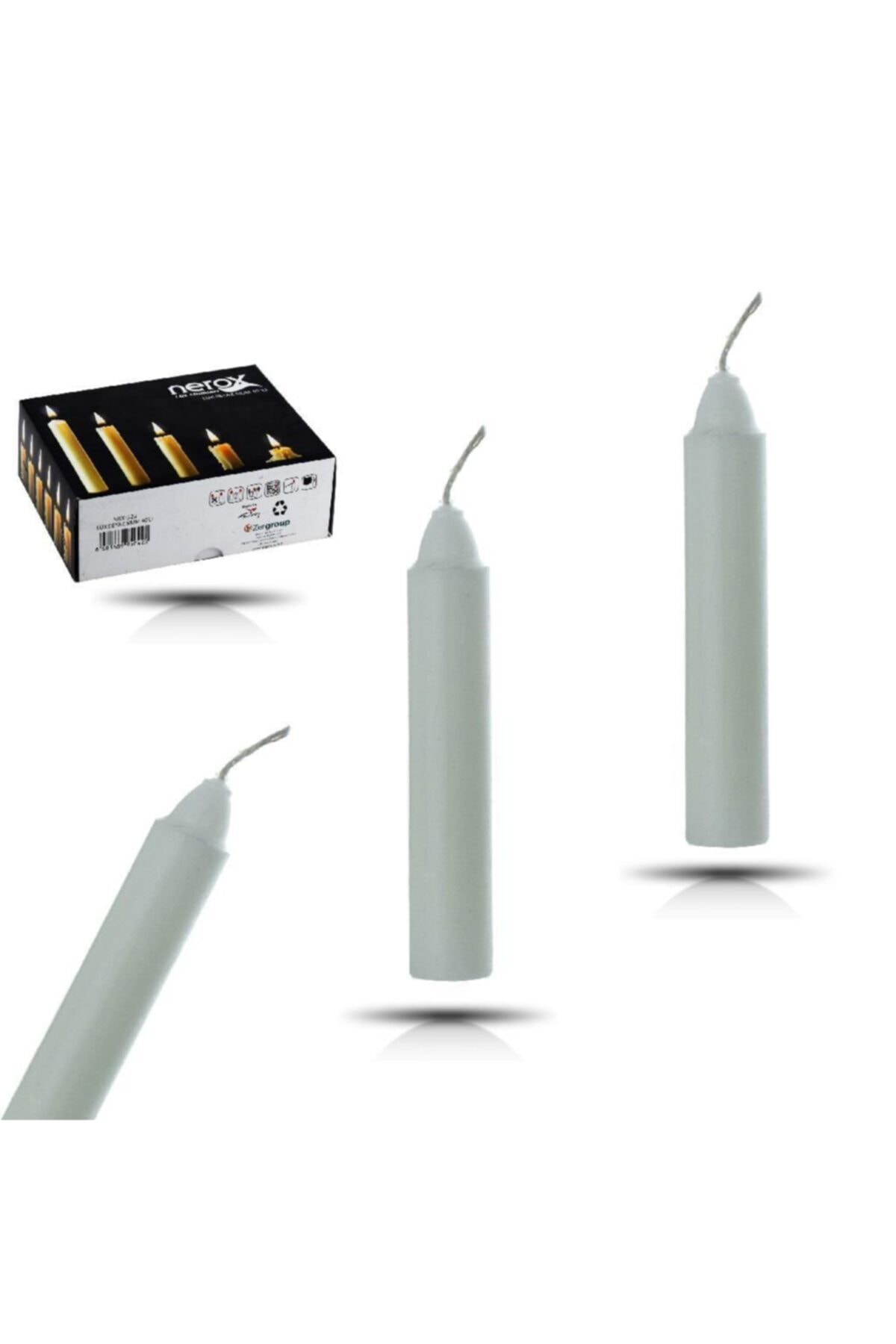 Nerox Lüx Beyaz Mum 40 Lı Nrx-522 - 1
