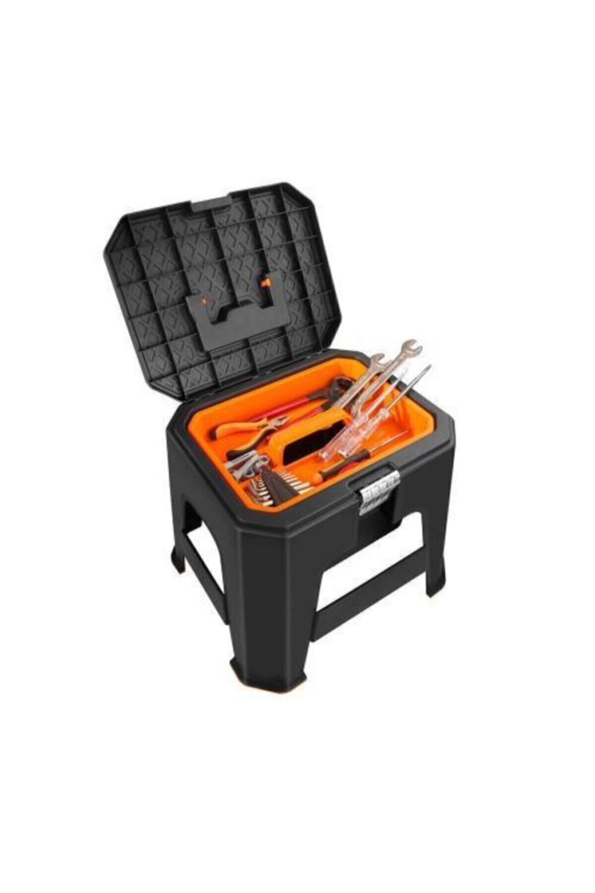 Super Bag Tabureli Metal Klipsli Balıkçı Kamp Takım Çantası 2