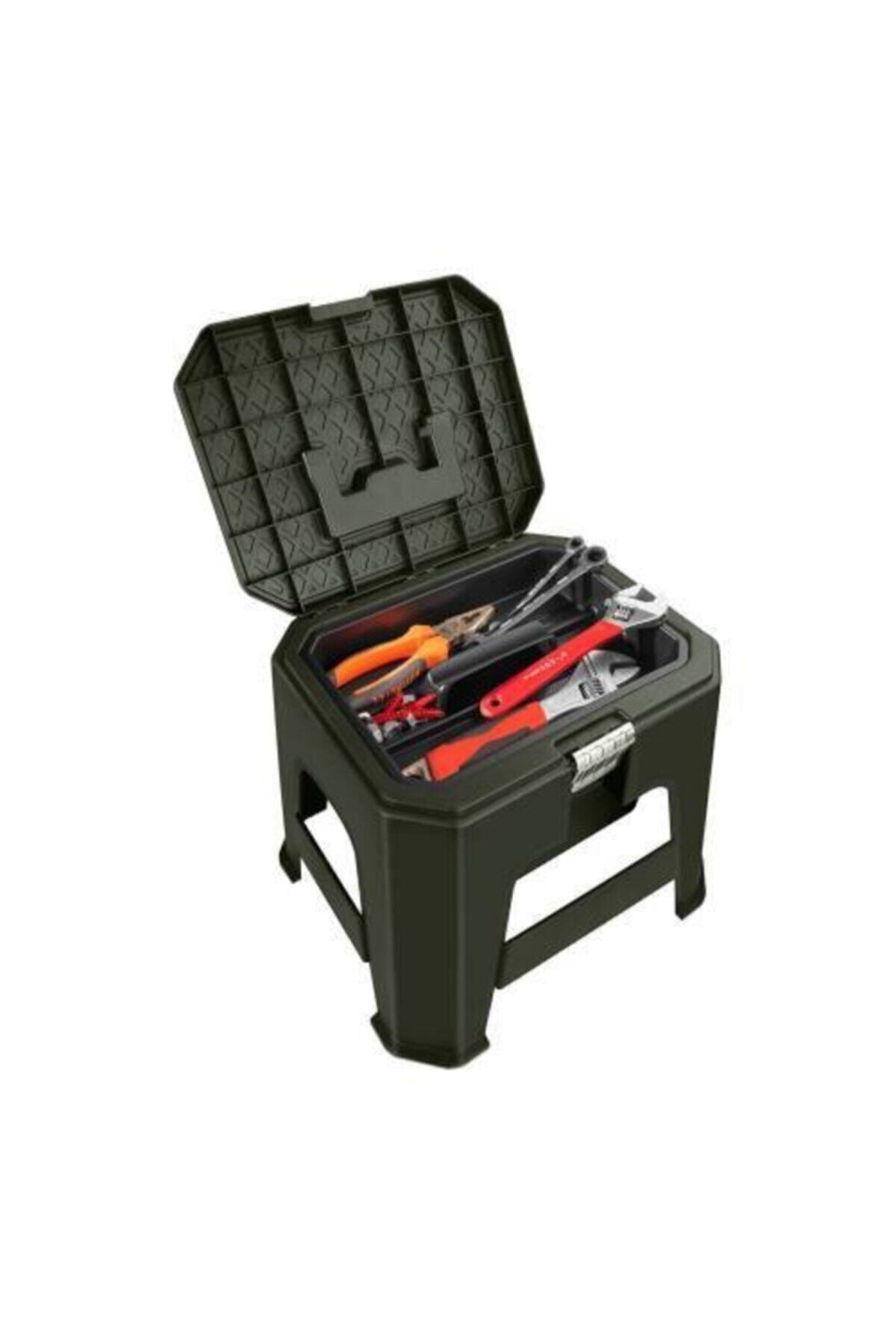 Super Bag Tabureli Metal Klipsli Balıkçı Kamp Takım Çantası 3