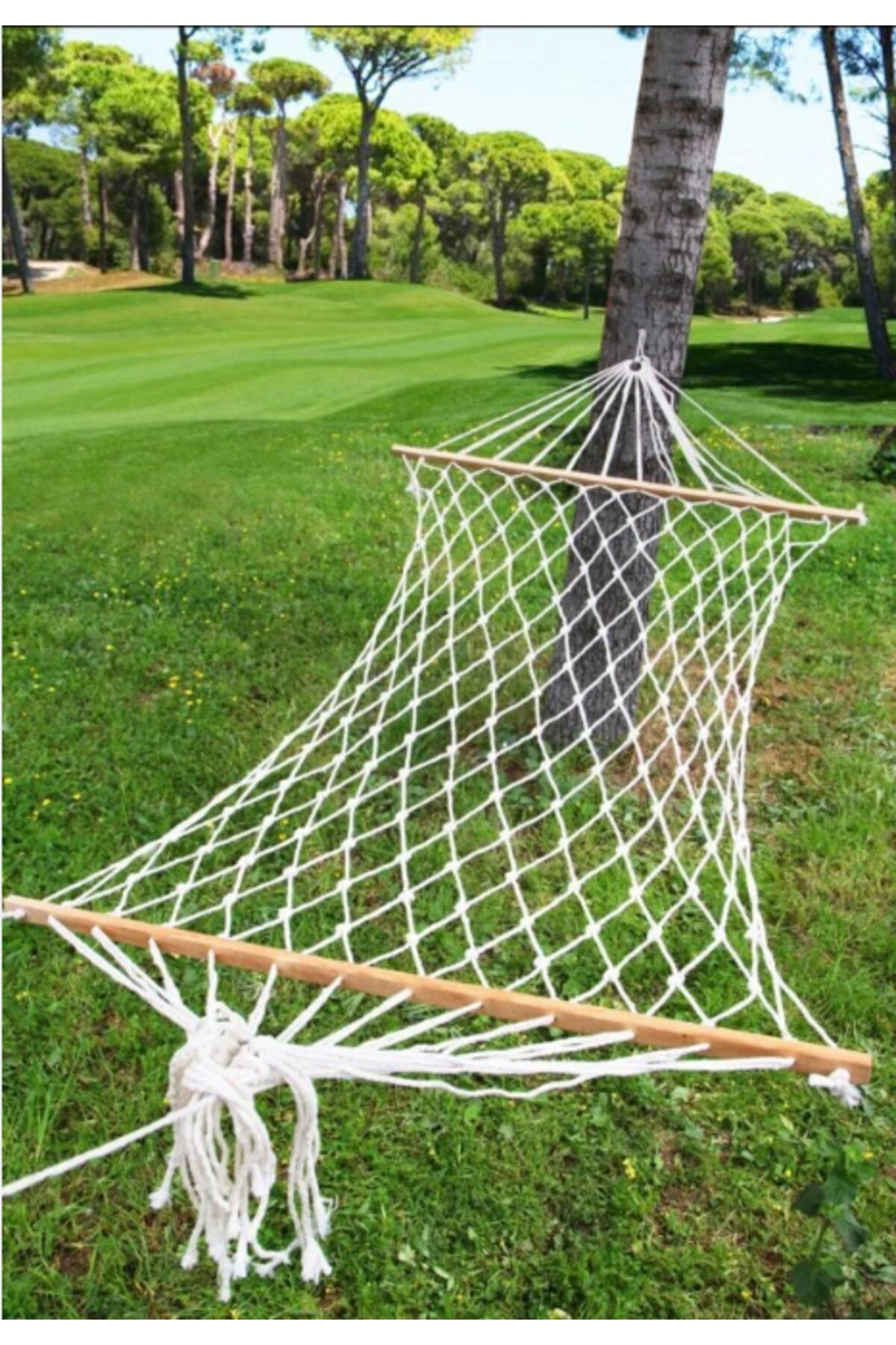 Makine Örgü -115 x 180 cm - 250 Kg Taşıma Tek Kat Çift Kişilik Tek Kat Hamak 1