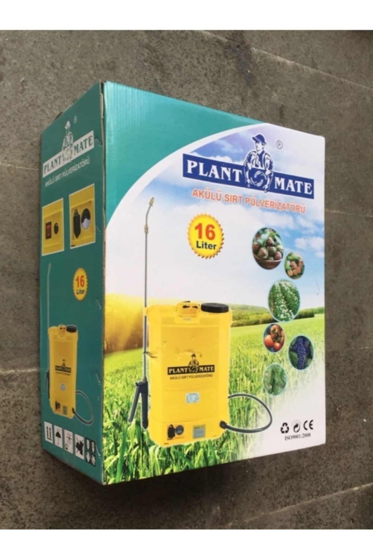 Plantmate Şarzlı Akülü Ilaçlama Makinası Sırt Pompası 3