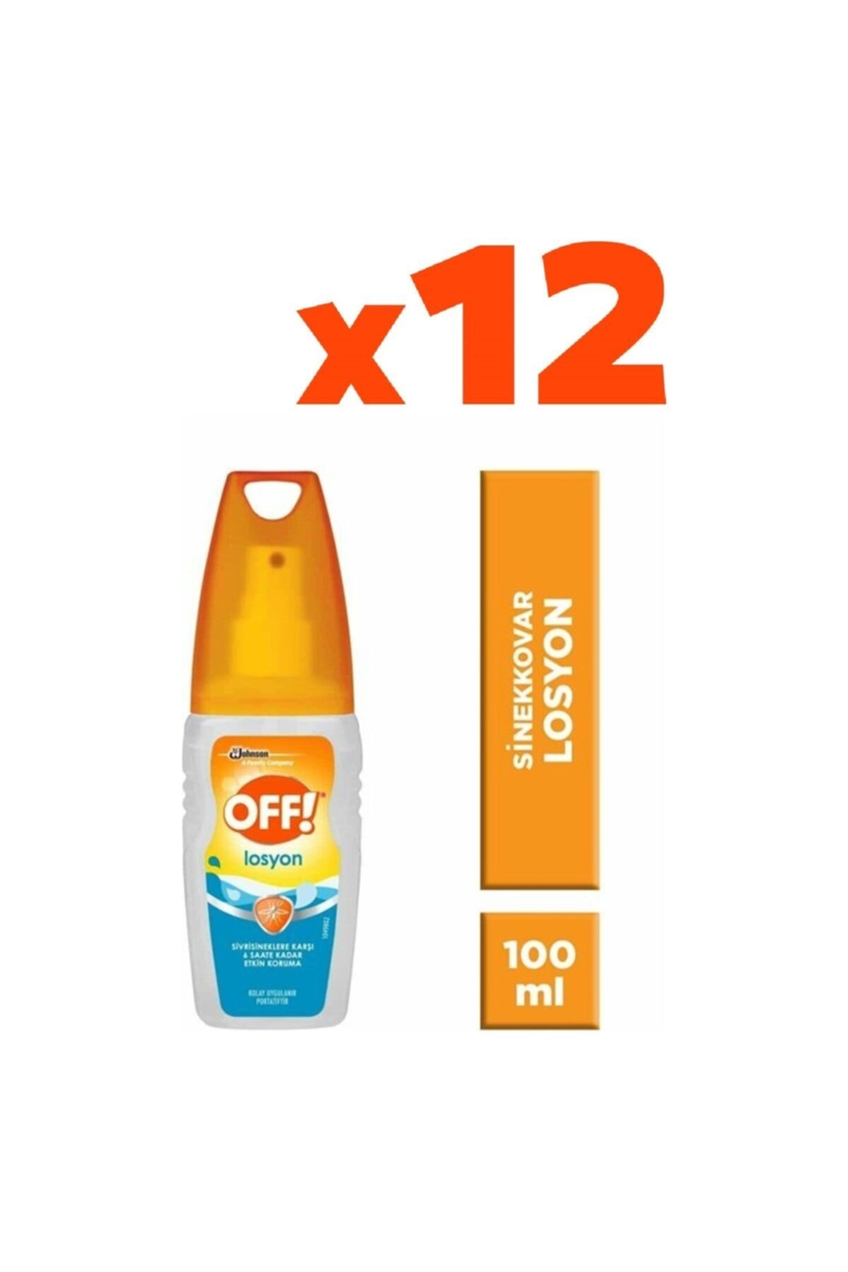 Off Sinek Kovucu Losyon 100 Ml 12 Li Set