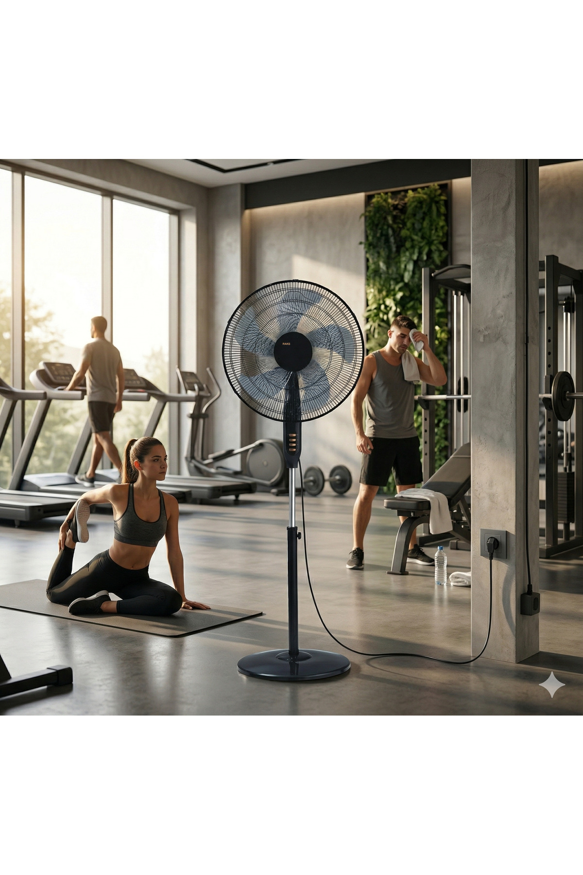 SF 18 EXTRA 65 WATT 18İNÇ/45CM. Ayaklı Vantilatör 5 PERVANELİ 7 YIL GARANTİLİ 4