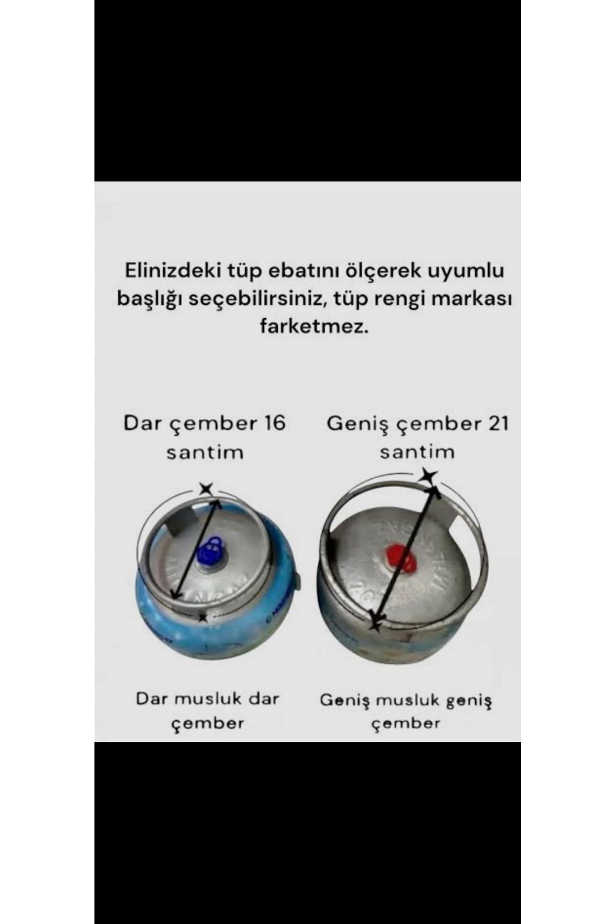 Kamp Ocağı Piknik Tüpü Başlığı Dar Girişli Özel Güçlendirilmiş 7 Cm 2