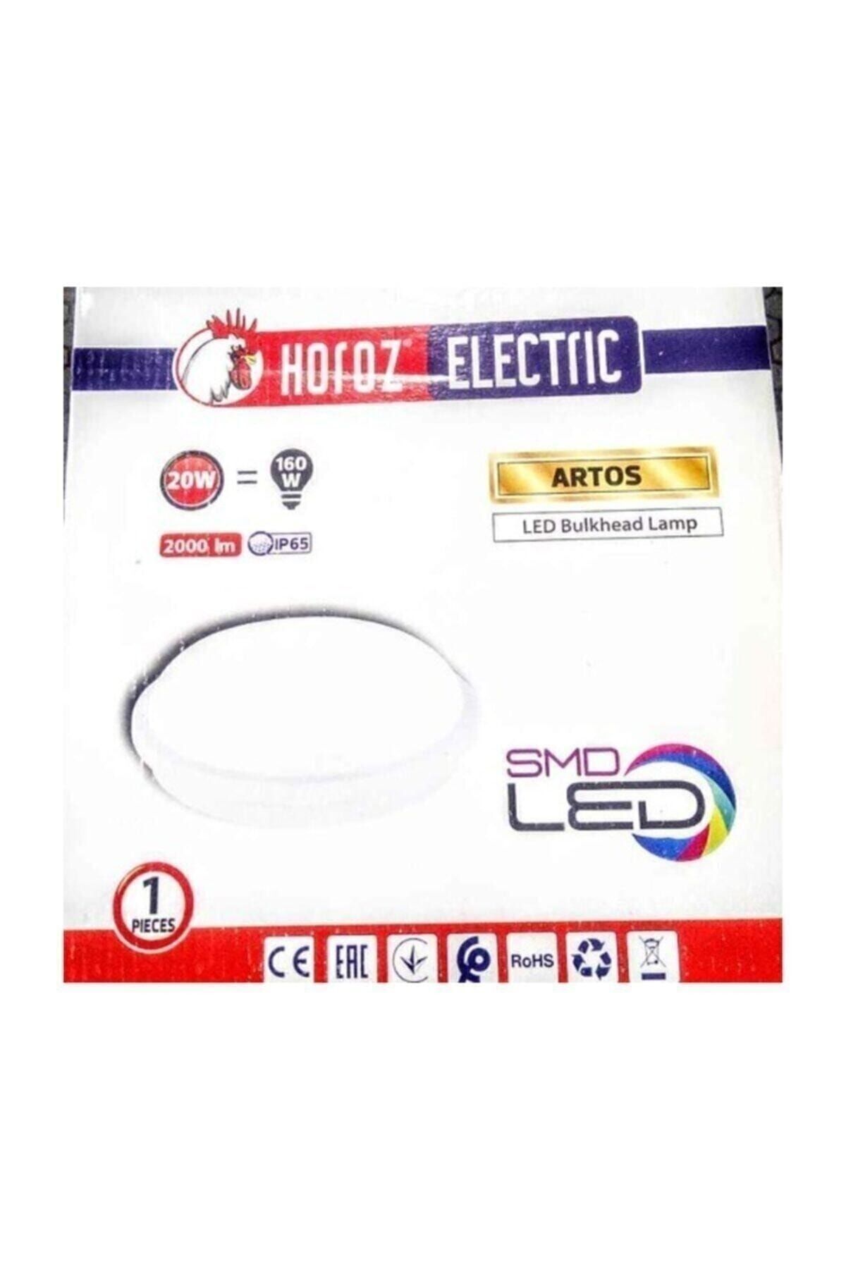 Artos-20 Beyaz Kasa 6400k Nemliyer Ip65 Su Geçirmez Led Armatür 2