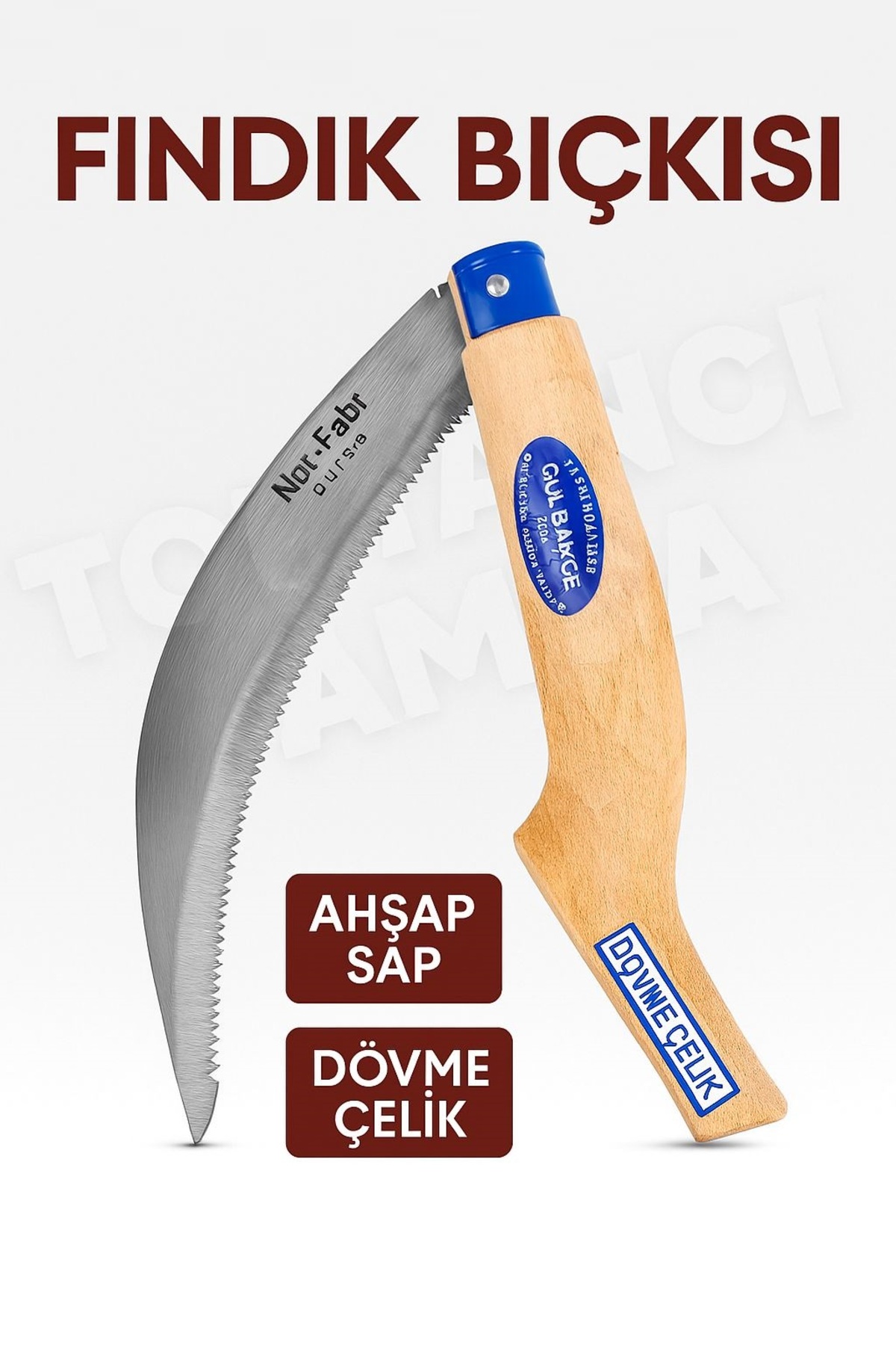 Budama Testeresi Fındık-muz Bıçkısı Bileme Eğesiyle Bursa Dövme Çelik 5