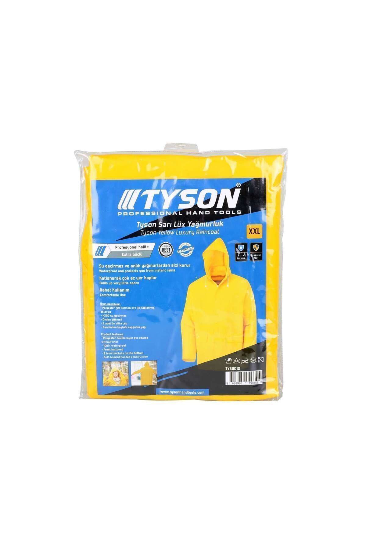 Pvc Yağmurluk Balıkçı Yagmurluk 0.32 Micron Kalın Kalite 3