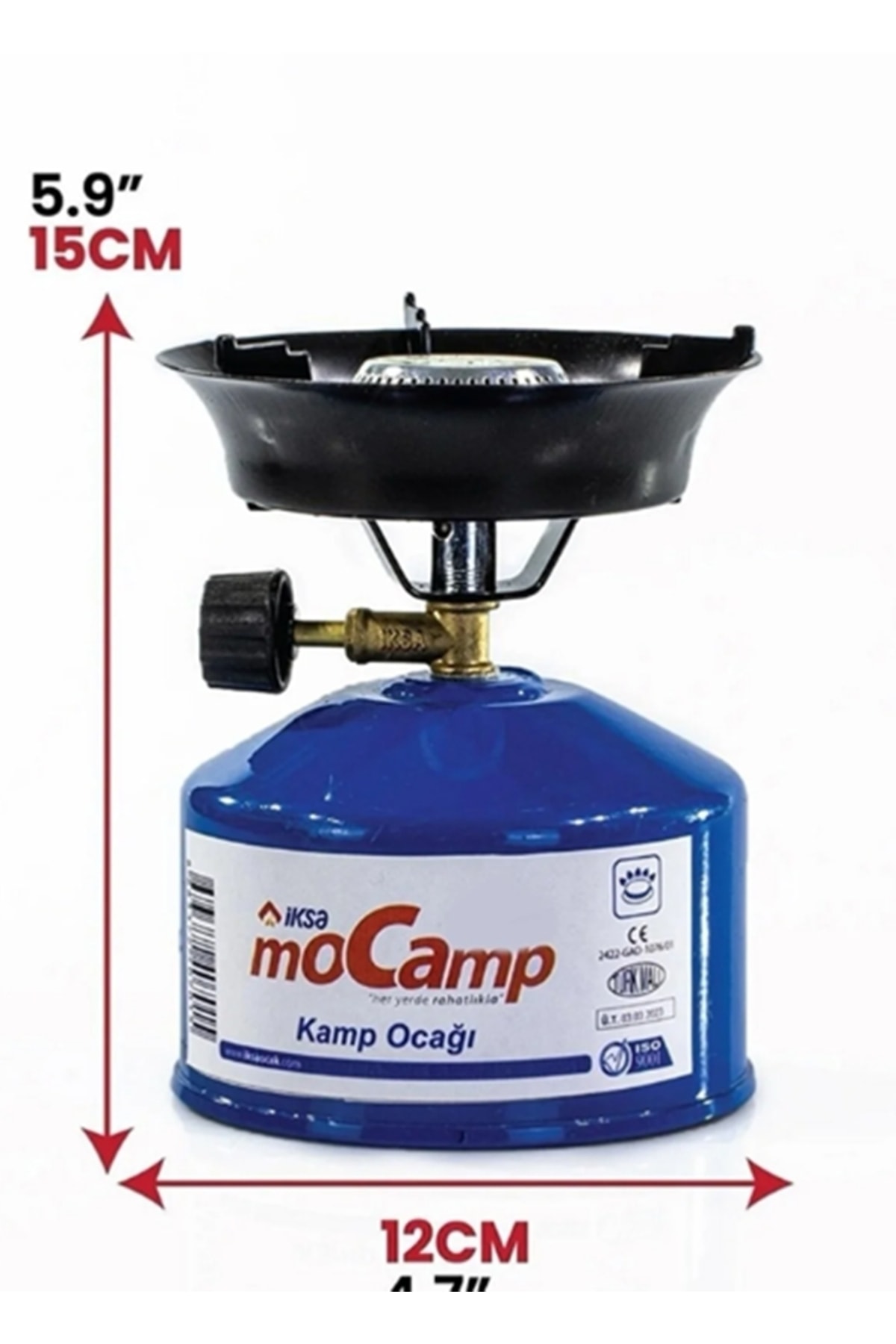 Taşınabilir Ocak Iksa Mocamp Çakmak Gazlı Pratik Kamp Ocağı Iksa Mocamp 3
