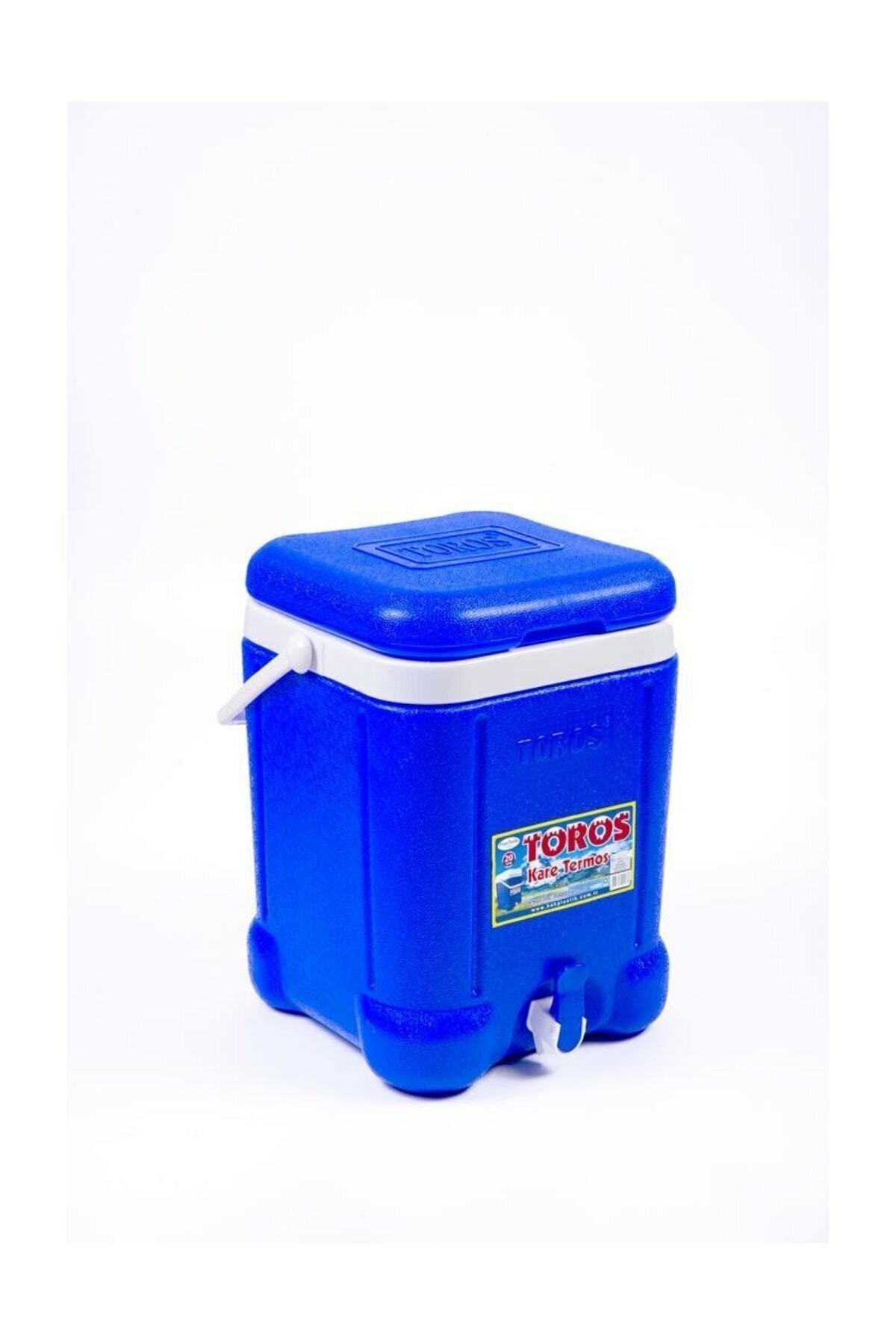 Soğuk Su Meşrubat Kare Termos Musluklu Kalın 20 Litre 1