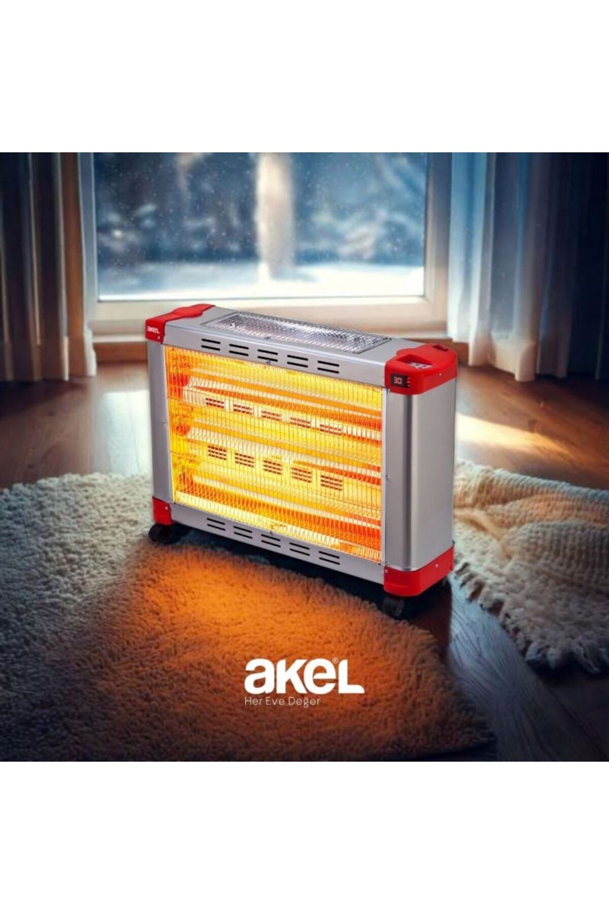 As-1210 2900 W Elektrikli Quartz Isıtıcı 3