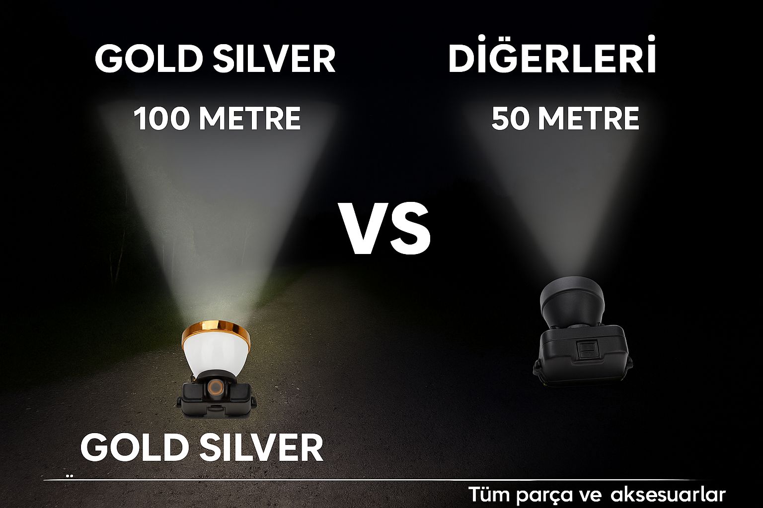 KAFA LAMBASI GOLD SİLVER ŞARJLI PANELLİ 60W METAL GS-475 5