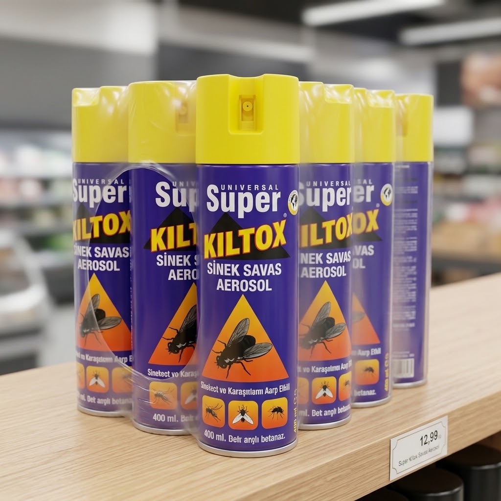   SİNEK İLACI KİLTOX ARI VE BÖCEK İLACI EN ETKİLİSİ 400 ML AEROSOL 1