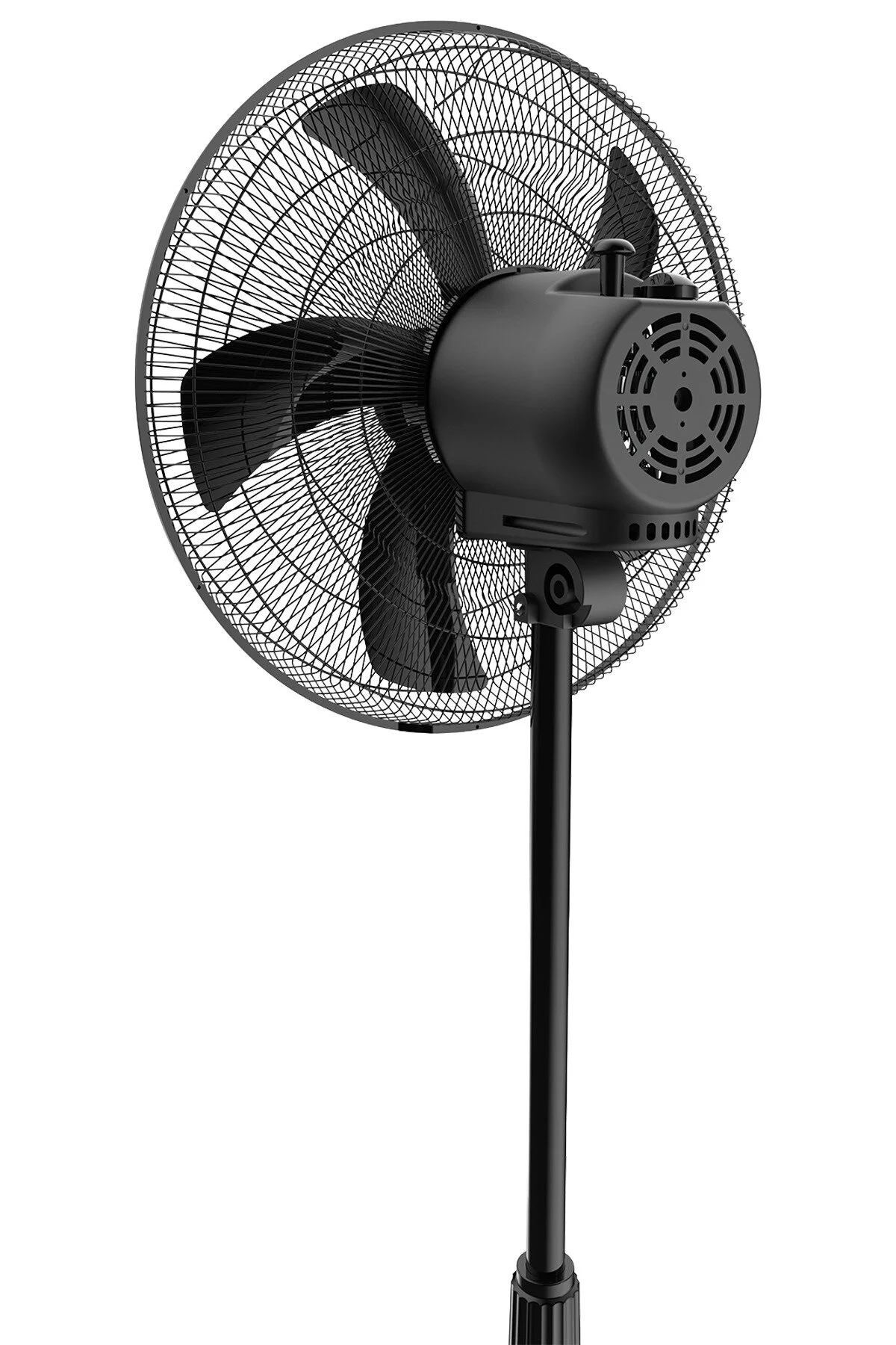 KUMTEL KTF-355 Siyah 16 inç Ayaklı Vantilatör 50 W, 5 Pervaneli, 3 Kademeli, 121 cm Yükseklik Siyah 2