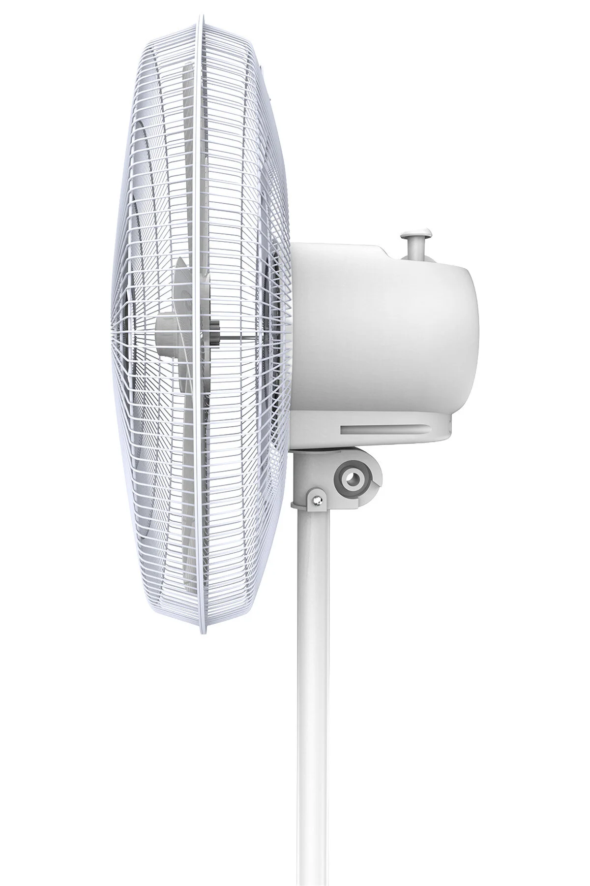 1 / 2 KUMTEL KTF-355 Siyah 16 inç Ayaklı Vantilatör 50 W, 5 Pervaneli, 3 Kademeli, 121 cm Yükseklik Beyaz 2