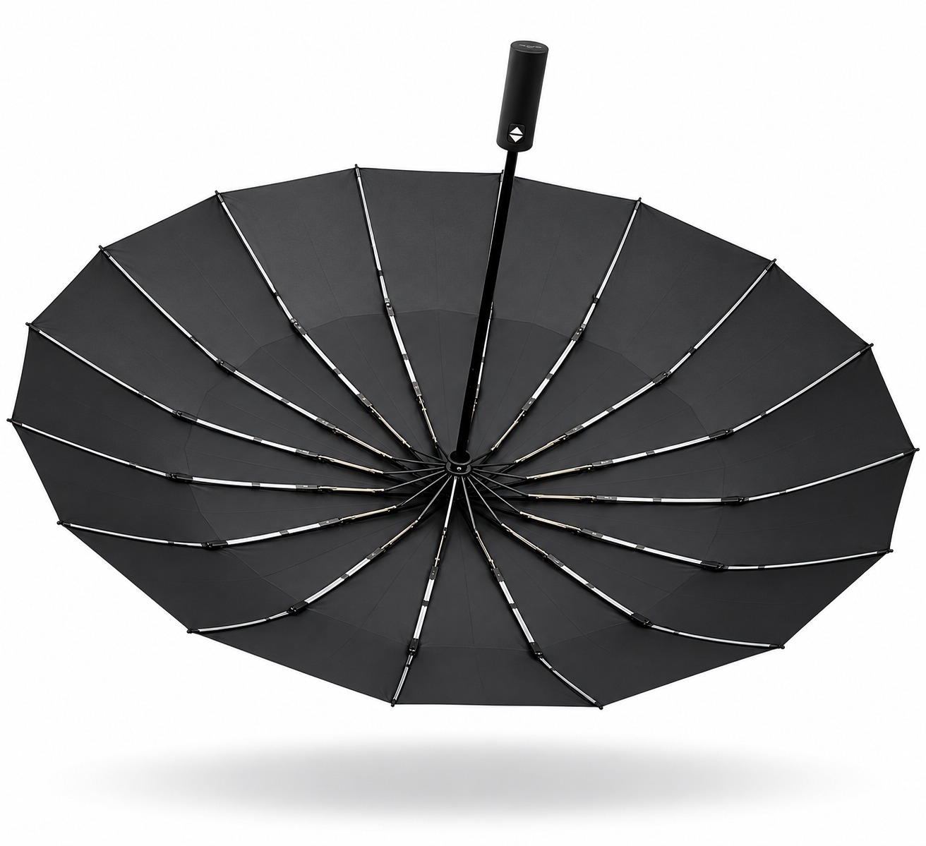 RW-092 16 Telli Tam Otomatik Şemsiye – 100 cm Geniş Açılım, 30 cm Kompakt, Su İtici & UV Korumalı, Kaydırmaz Sap 3