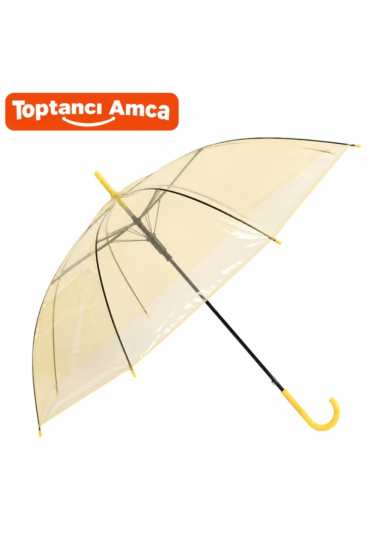Renkli Şemsiye pvc şemsiye 90 cm çaplı pembe mavi turuncu yeşil mor 1
