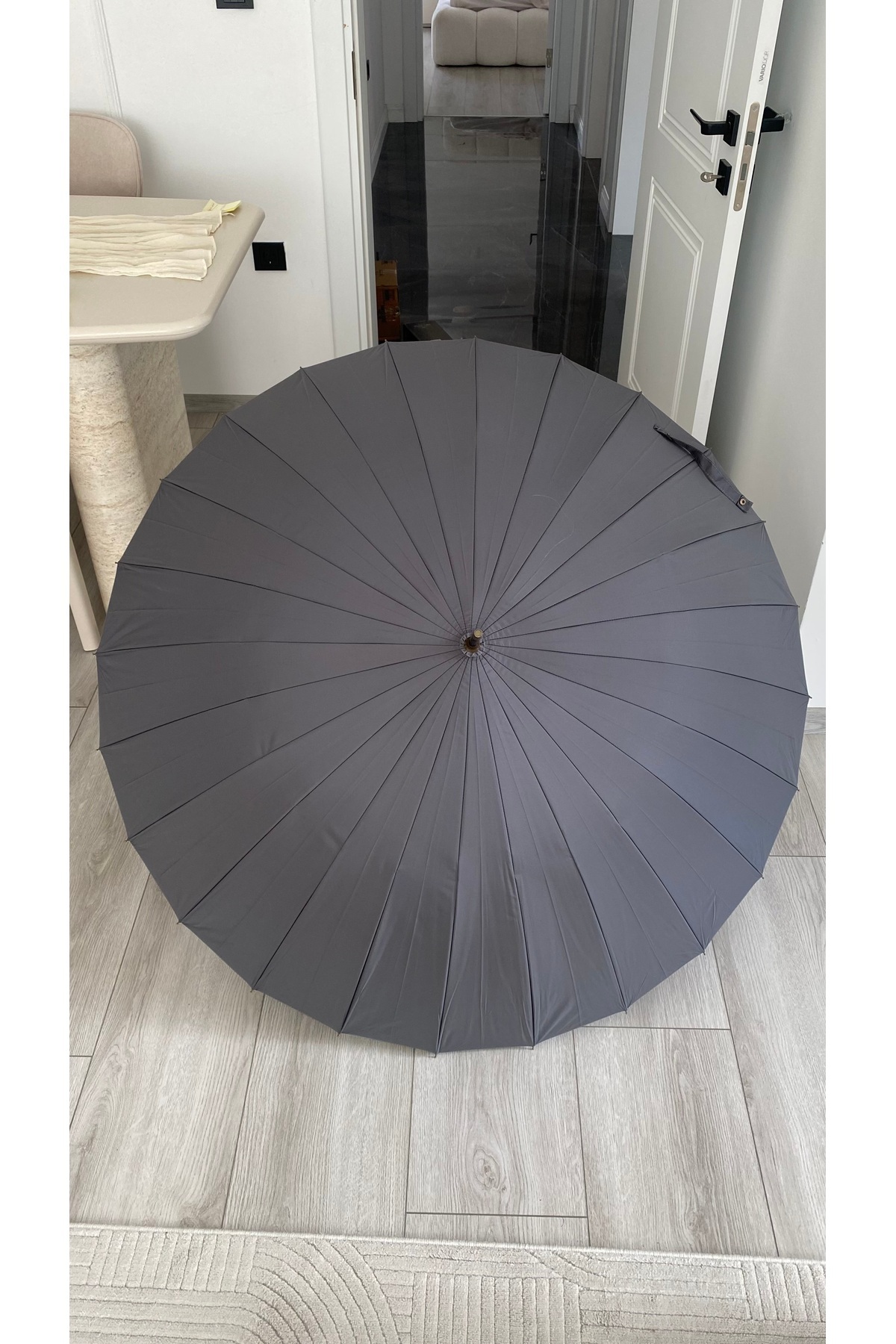 Füme Çoban Şemsiye Fiber Telli güçlendirilmiş ters dönmez 115 cm çaplı 2