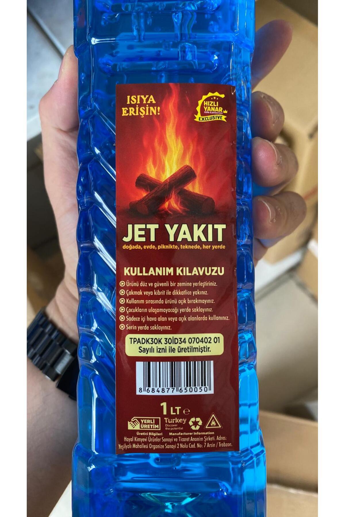 Jet Yakıt 1 Litre 20'li Paket Mangal Kamp Piknik Yakıtı Hızlı Yanma Garantili 4