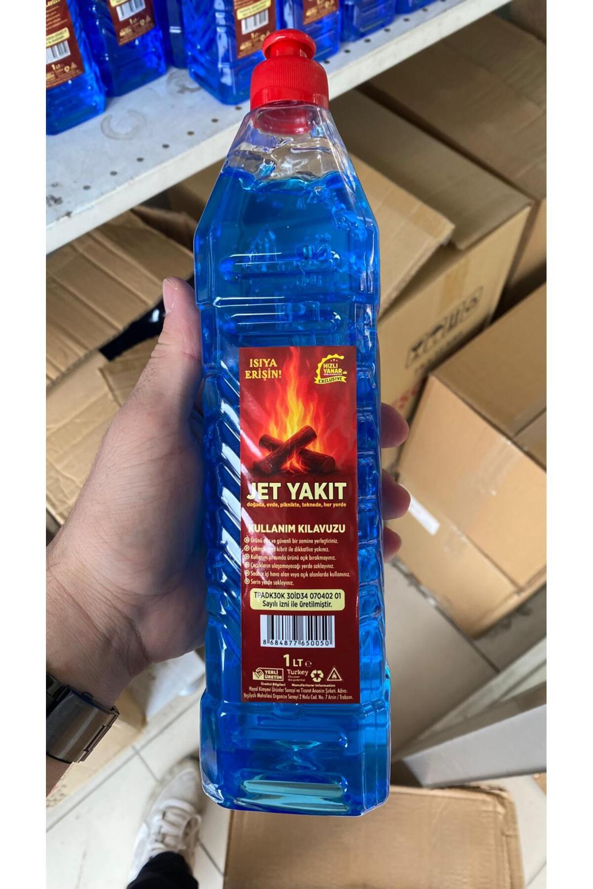 Jet Yakıt 1 Litre 20'li Paket Mangal Kamp Piknik Yakıtı Hızlı Yanma Garantili 5