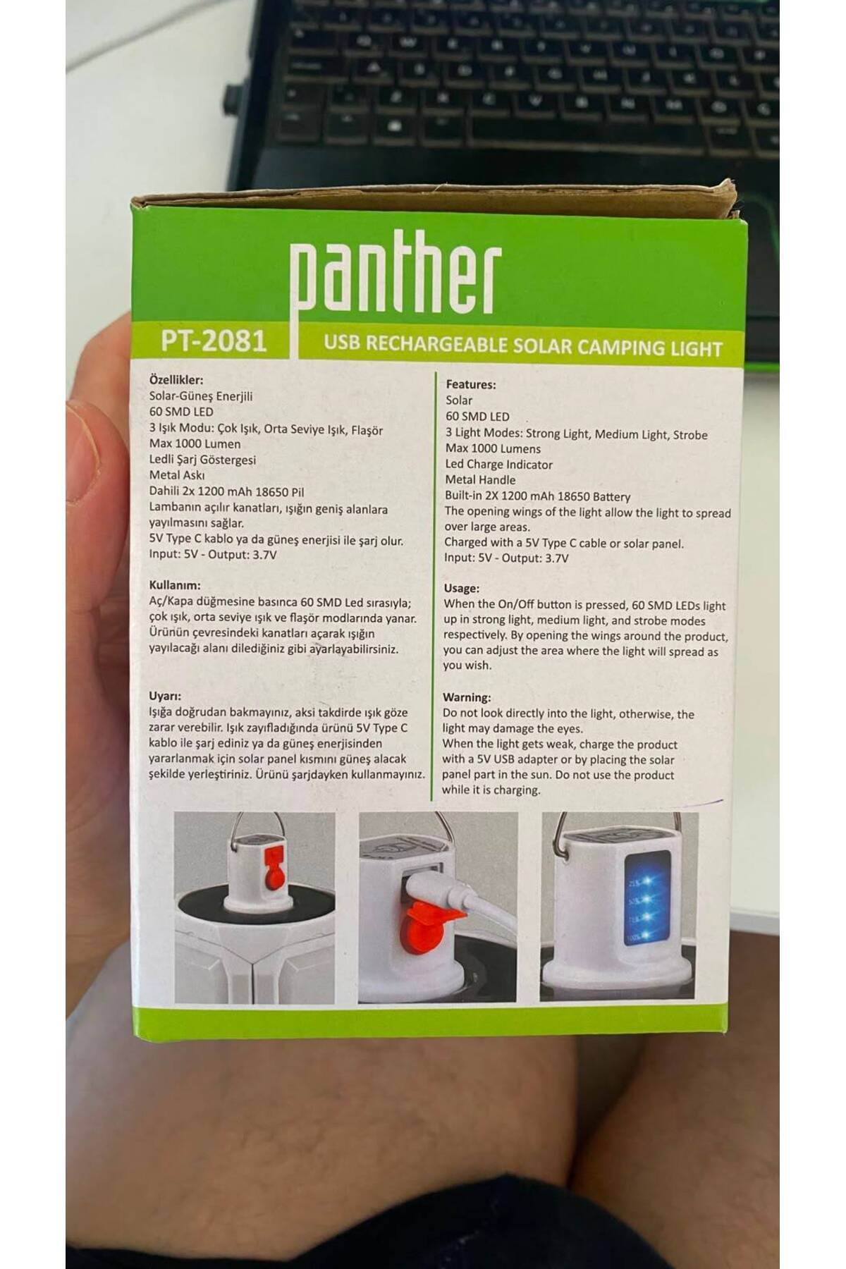 Güneşin Olduğu Her Yerde Kullan Kamp & Acil Durum Seti Güneş Enerjili Retro Radyo + Solar LED Kamp Lambası 2'li Set 3